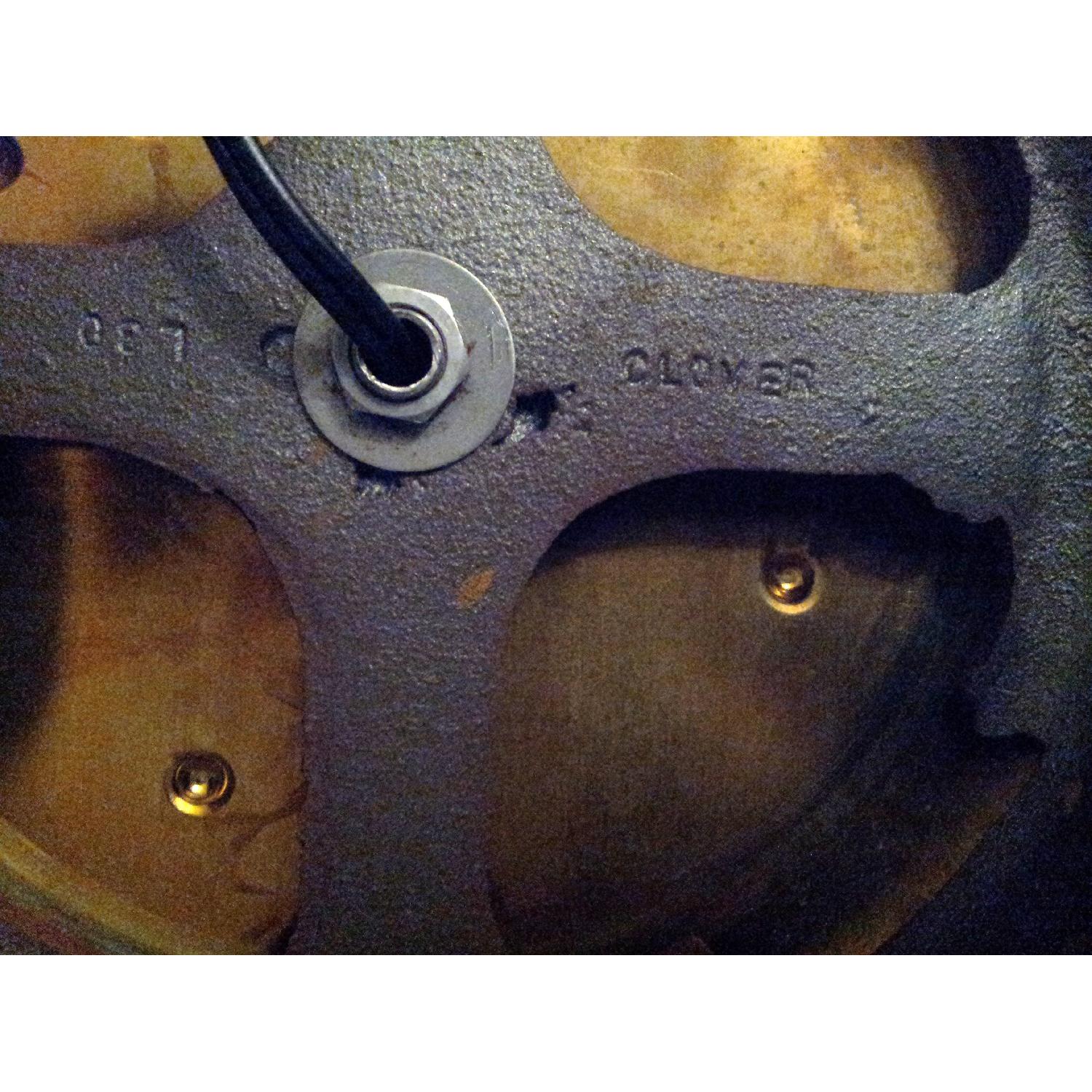 Clover Lamp Company 1960s Mid Century Modern Brass Trophy Lamps - Pair - image-11