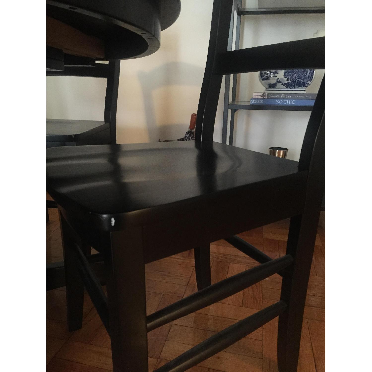 Ballard Designs Augusta Black Dining Table w/ 4 Chairs - AptDeco