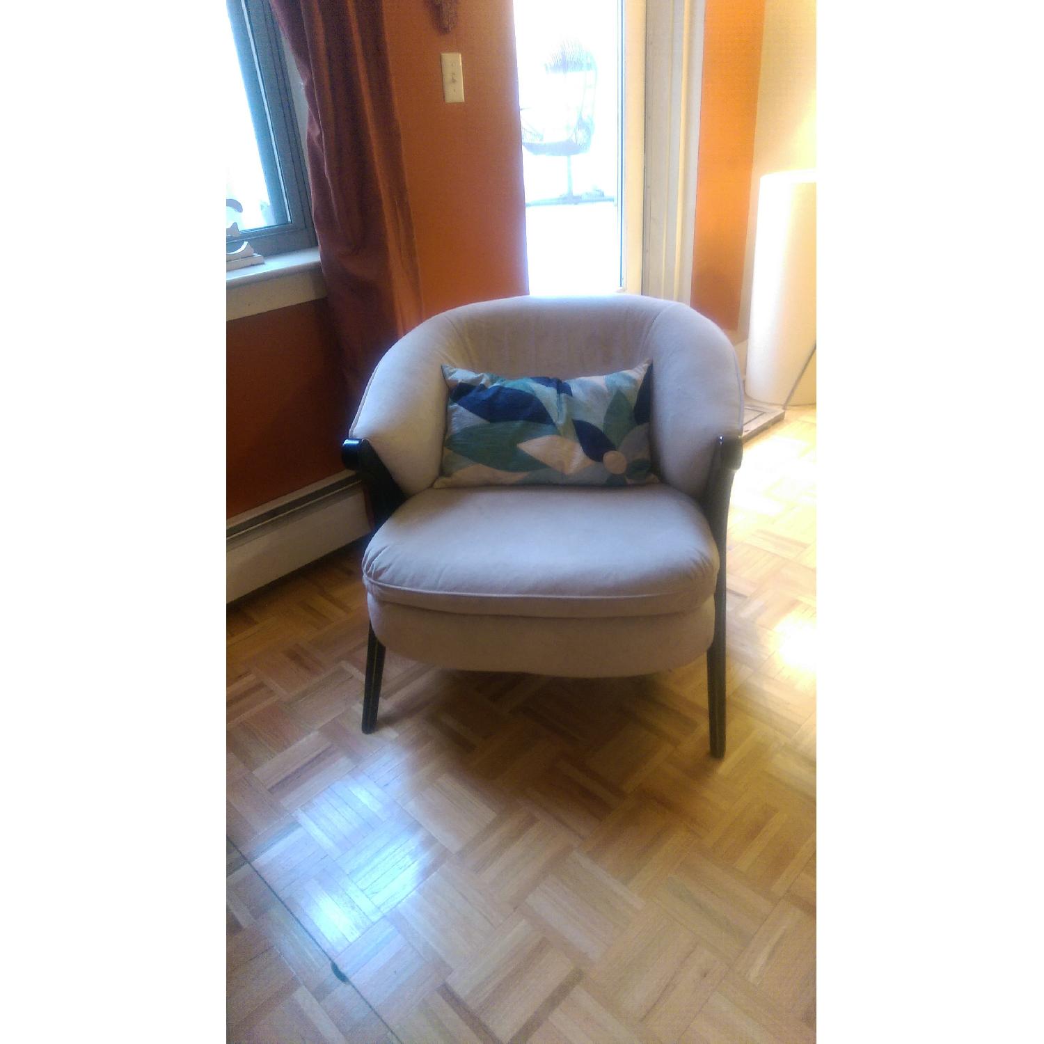 White Accent Chair - image-1