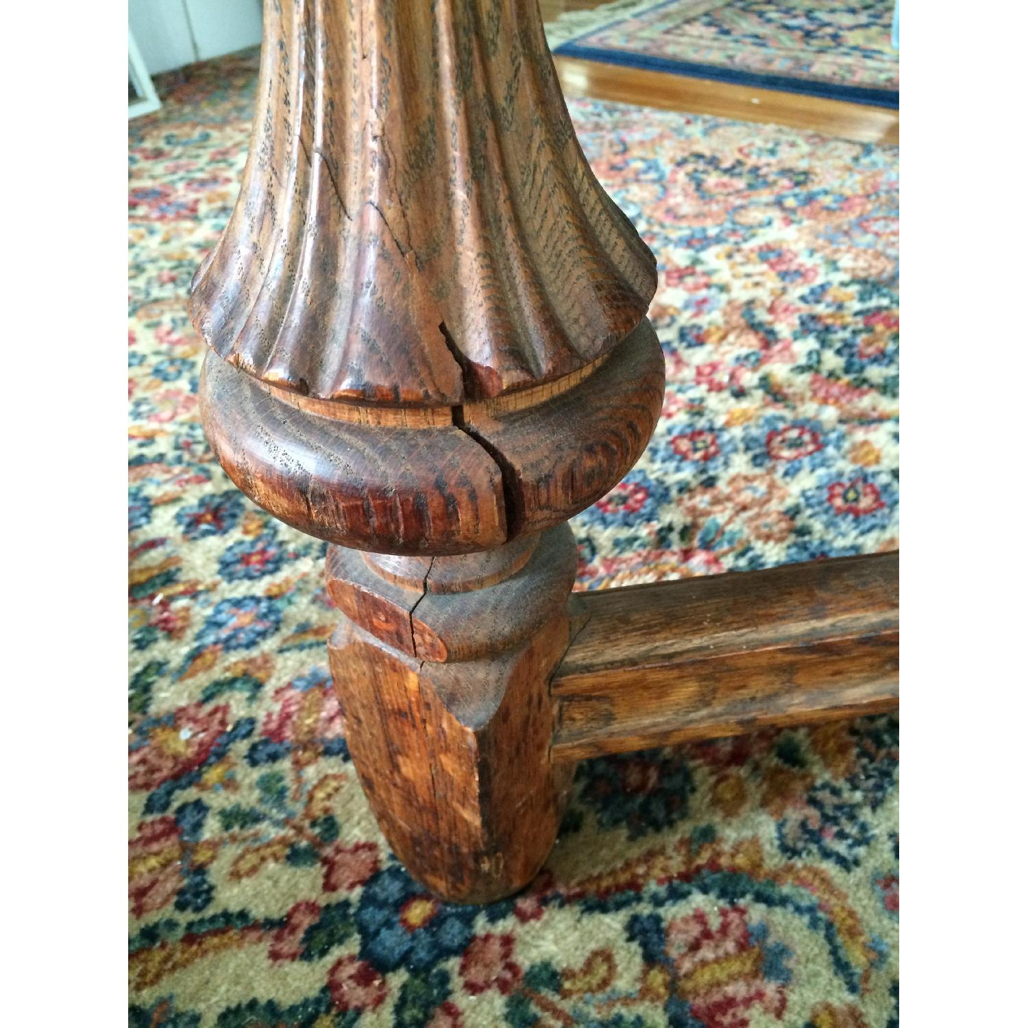 Antique Carved Dining Table - image-4