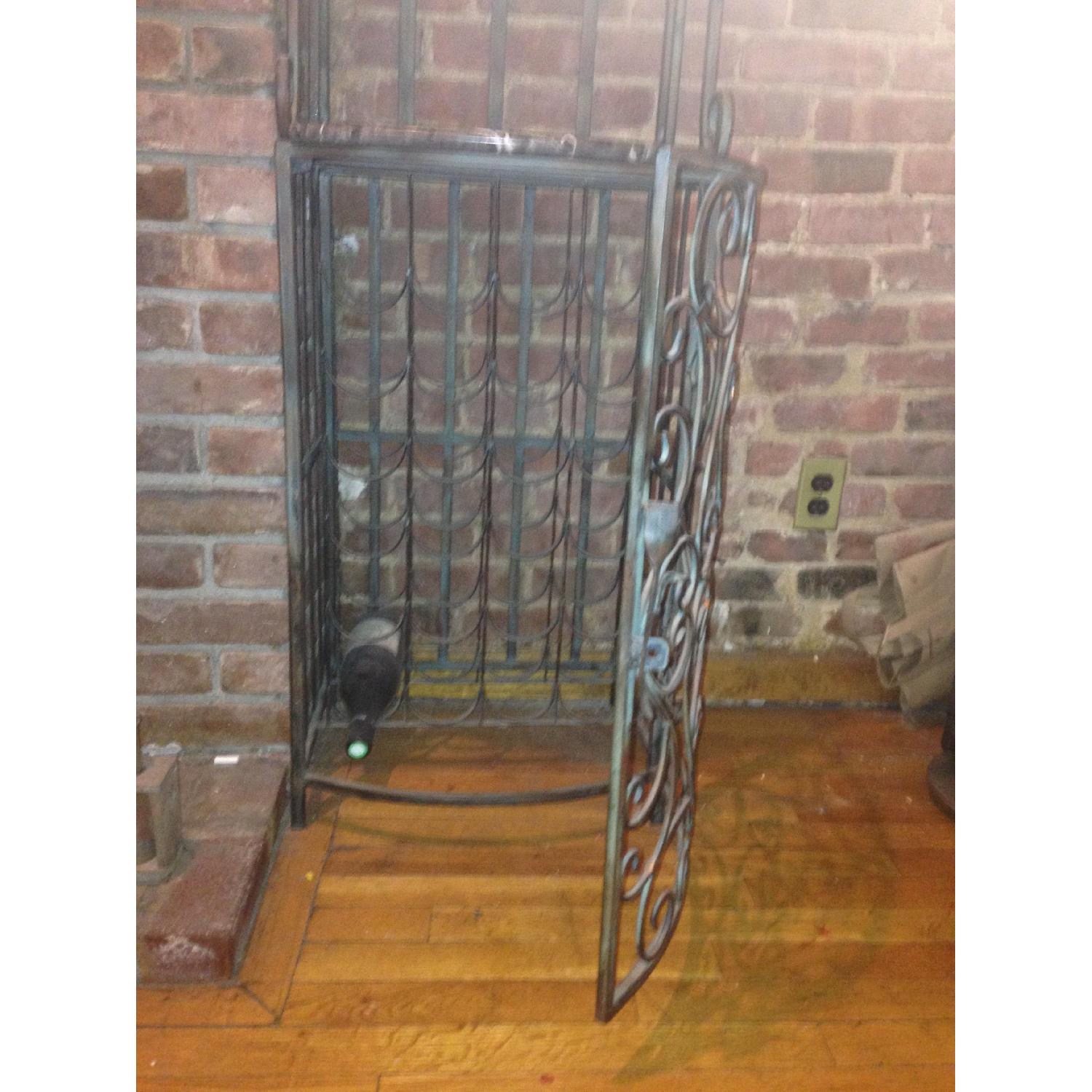 Wrought Iron Wine Rack - image-5