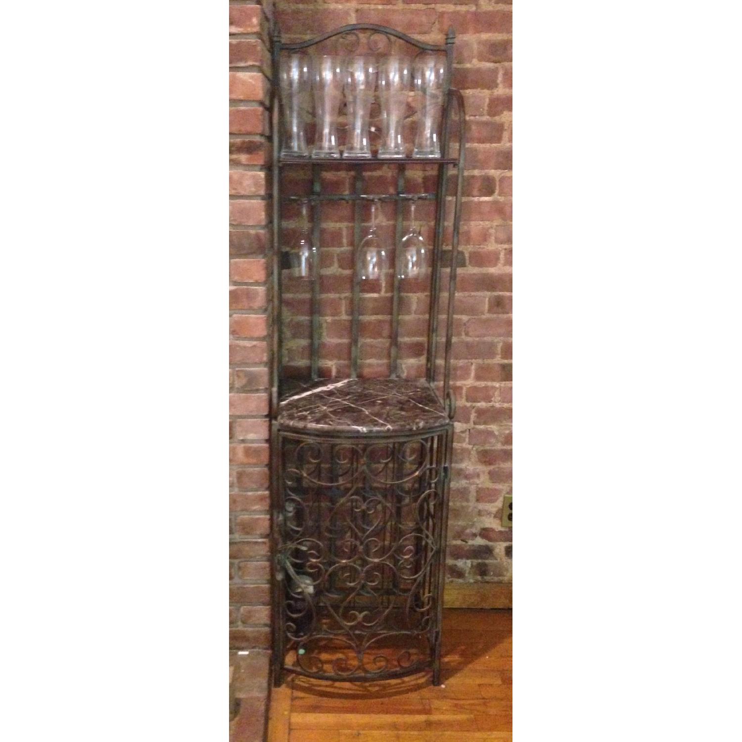 Wrought Iron Wine Rack - image-8