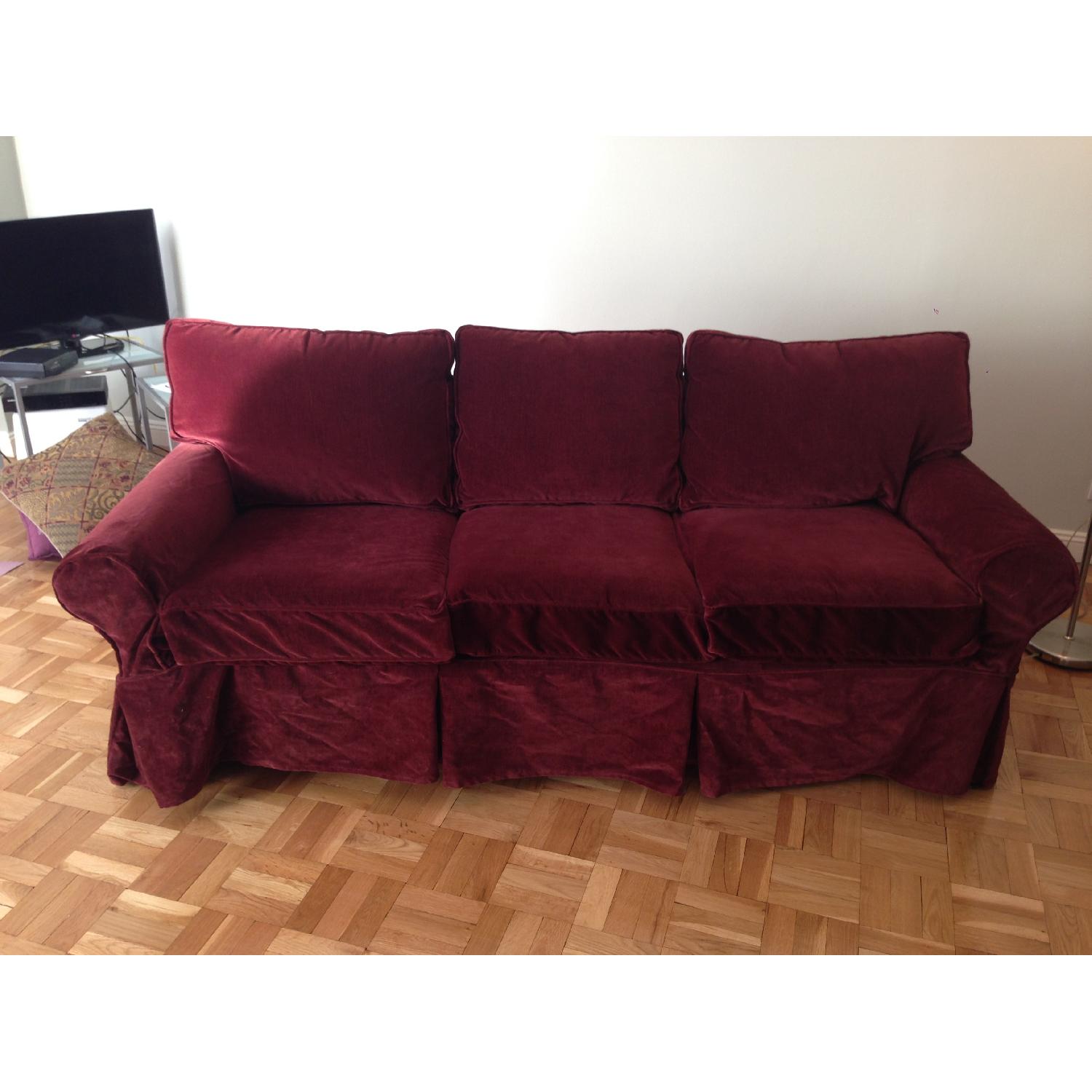 Pottery Barn PB Basic Queen Sleeper Sofa - image-1