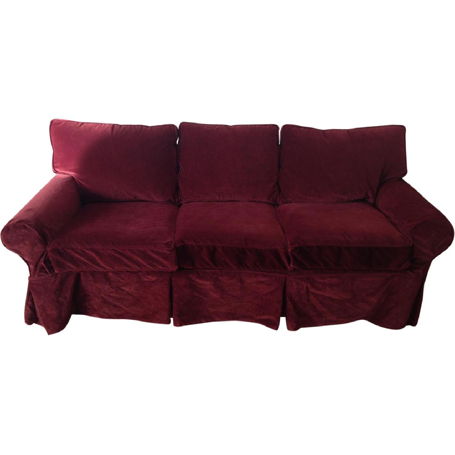 Pottery Barn PB Basic Queen Sleeper Sofa - image-0