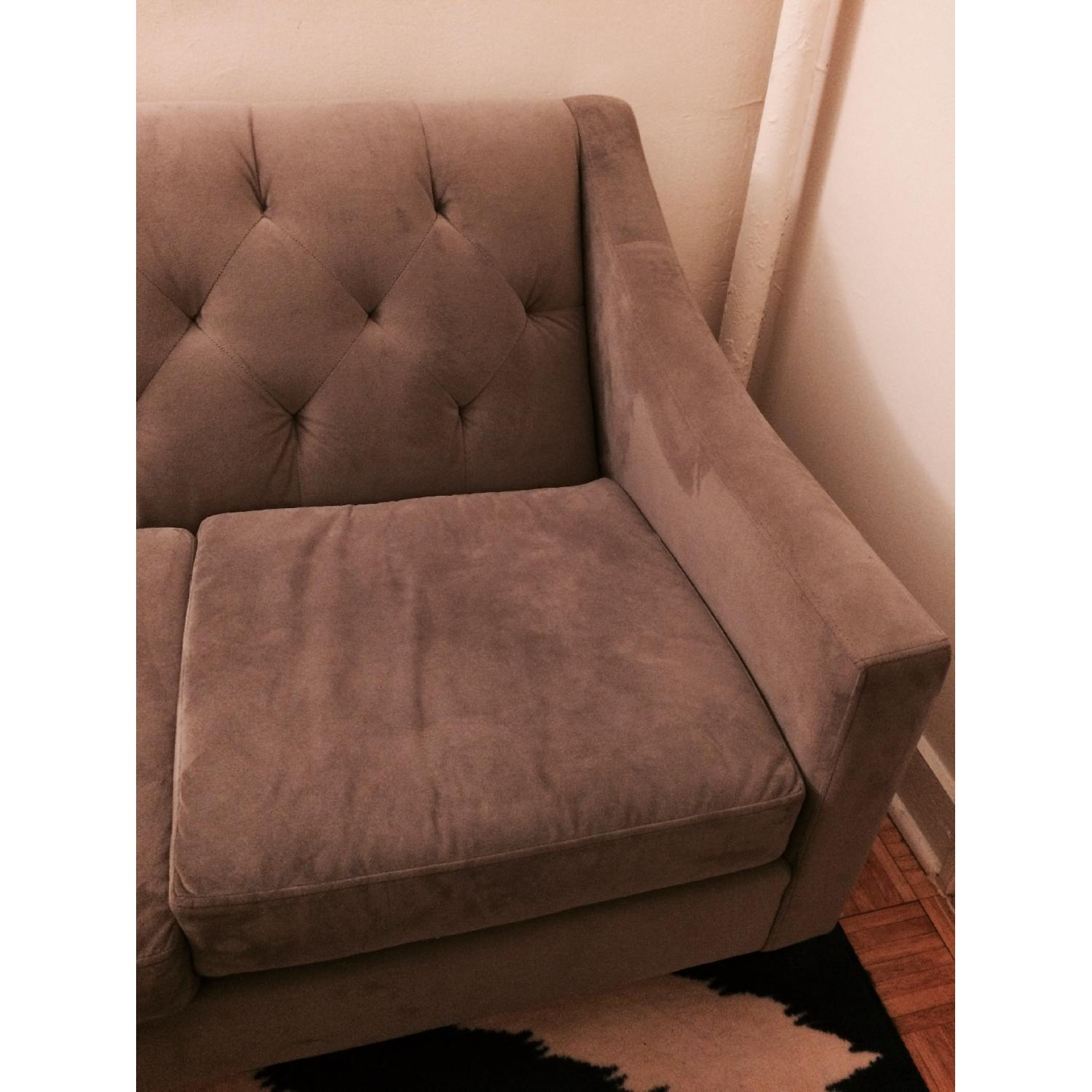 Grey Tufted Sofa - image-1