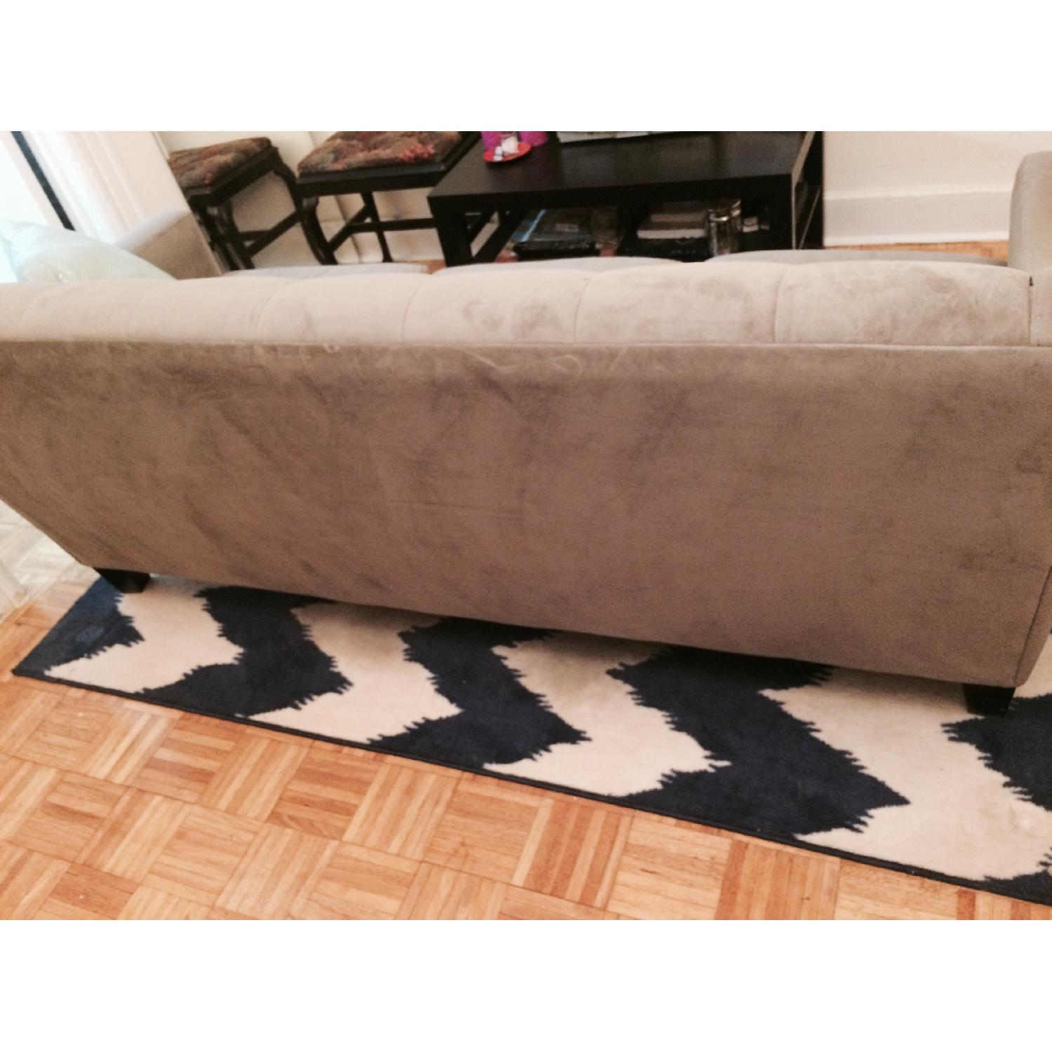 Grey Tufted Sofa - image-7