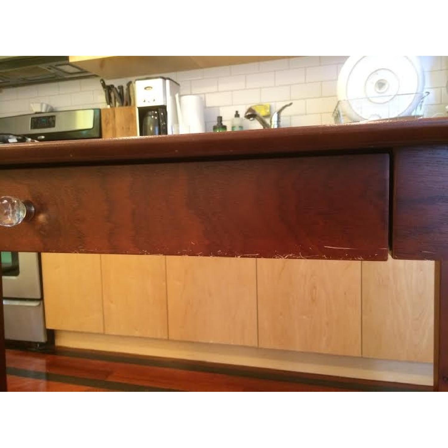 Threshold Avington Dark Hardwood Desk - image-3