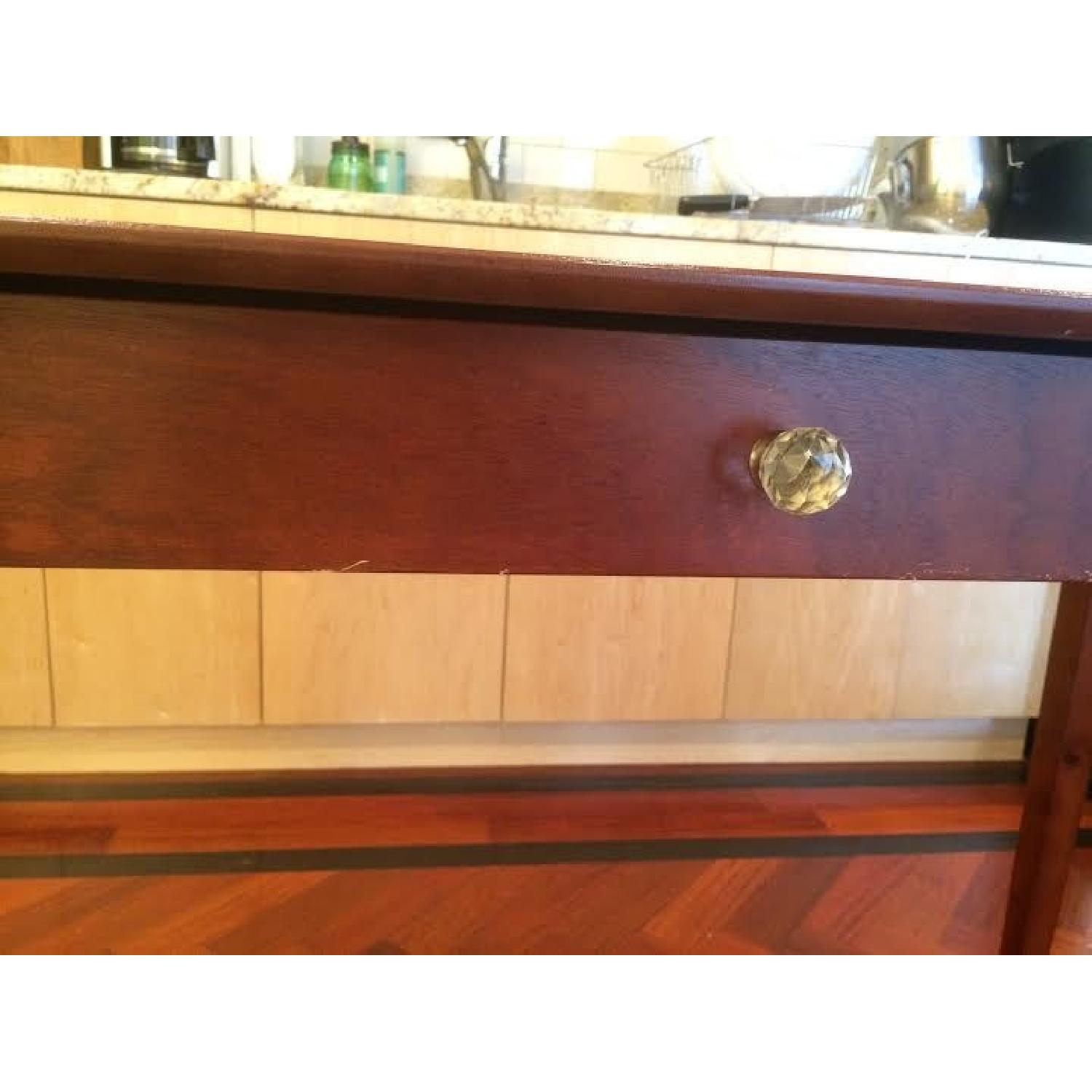 Threshold Avington Dark Hardwood Desk - image-4