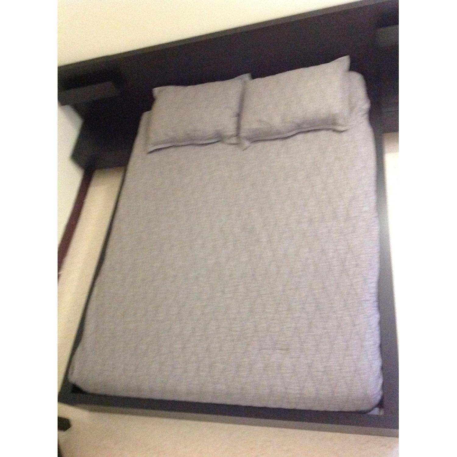Ikea Malm Queen Size Bed & Two Nightstands - image-1