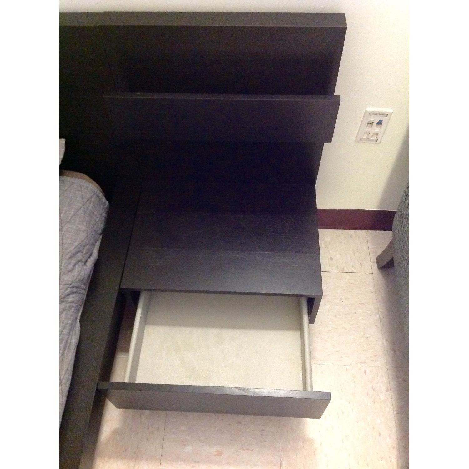 Ikea Malm Queen Size Bed & Two Nightstands - image-2