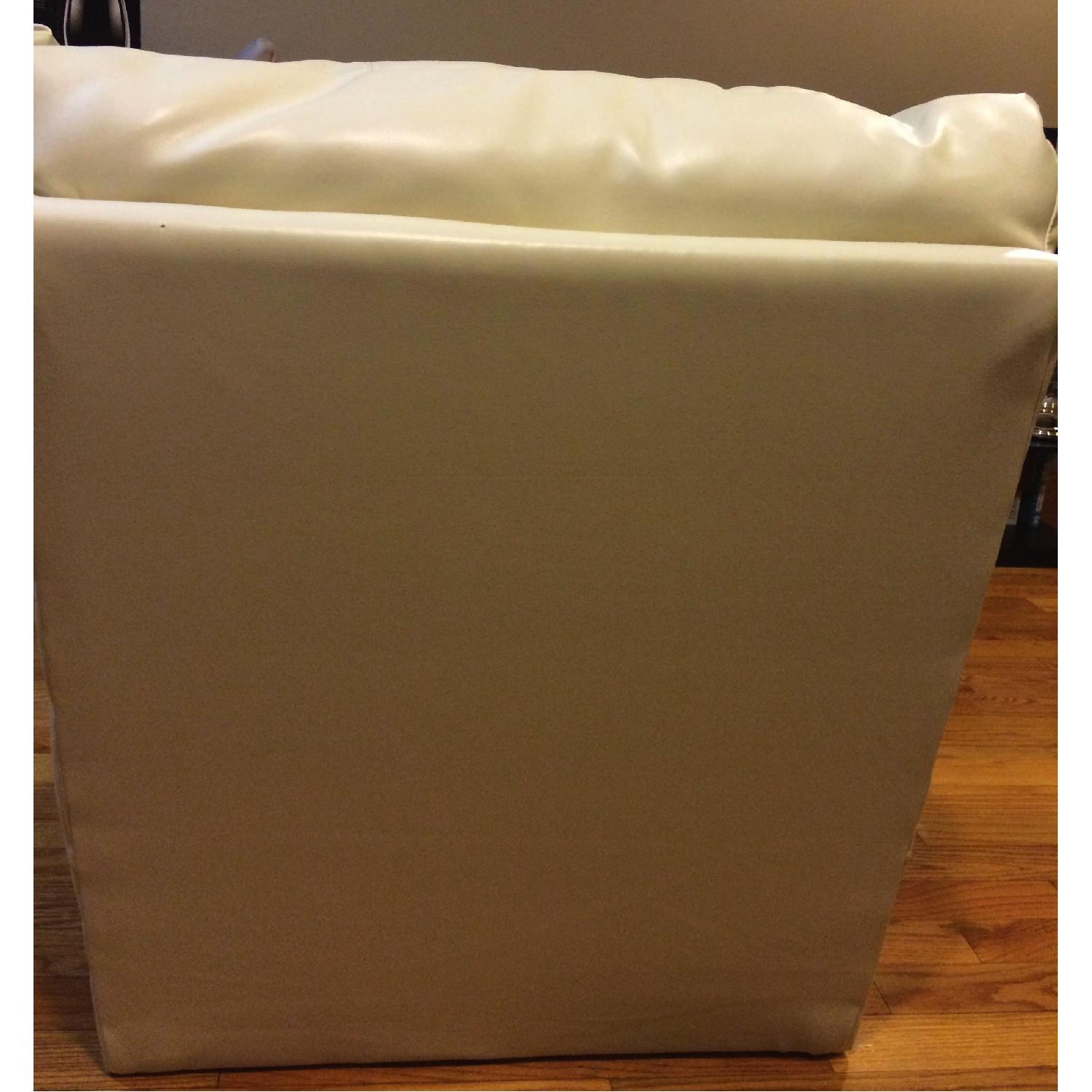 Ashley's DuraBlend Ivory Chaise - image-1