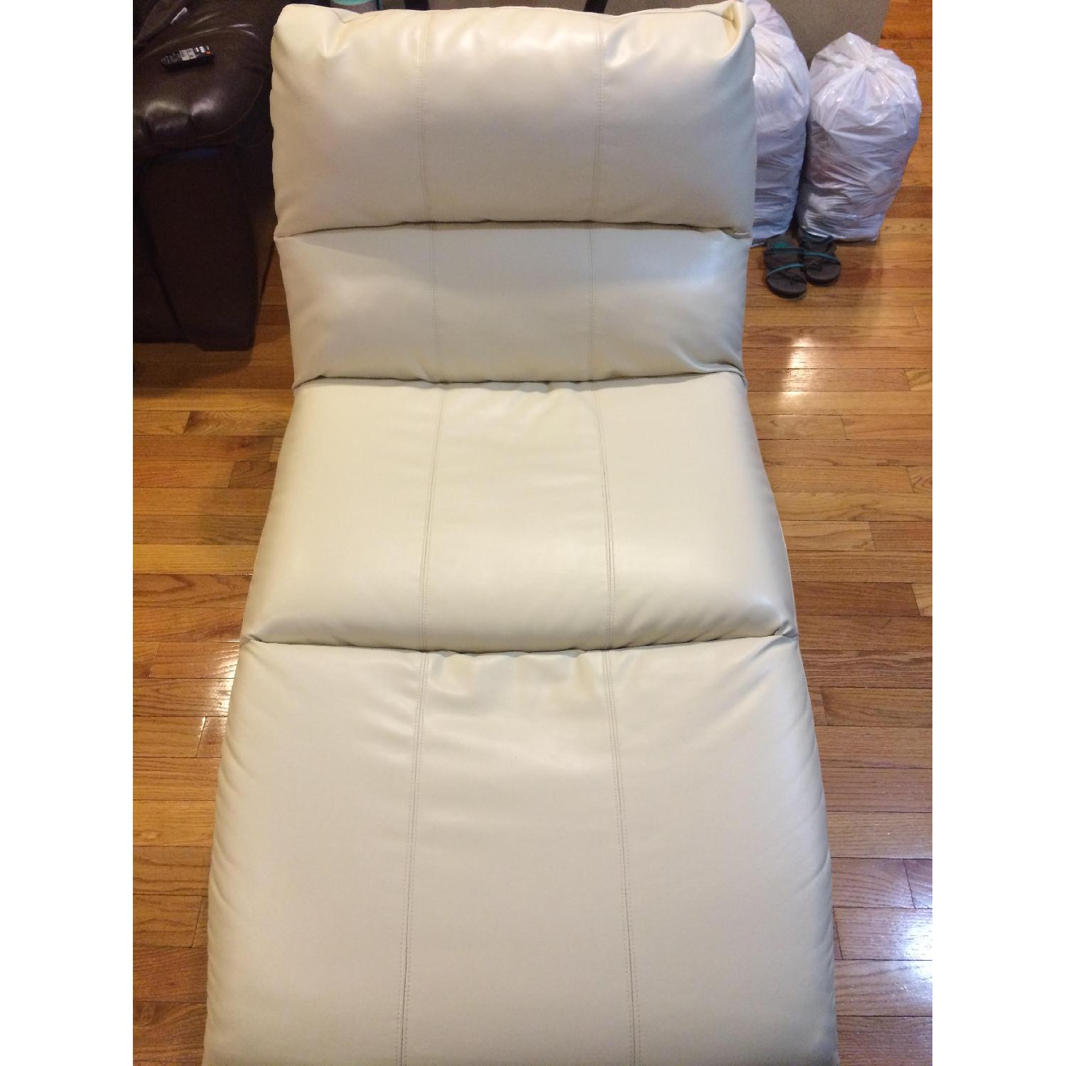 Ashley's DuraBlend Ivory Chaise - image-2