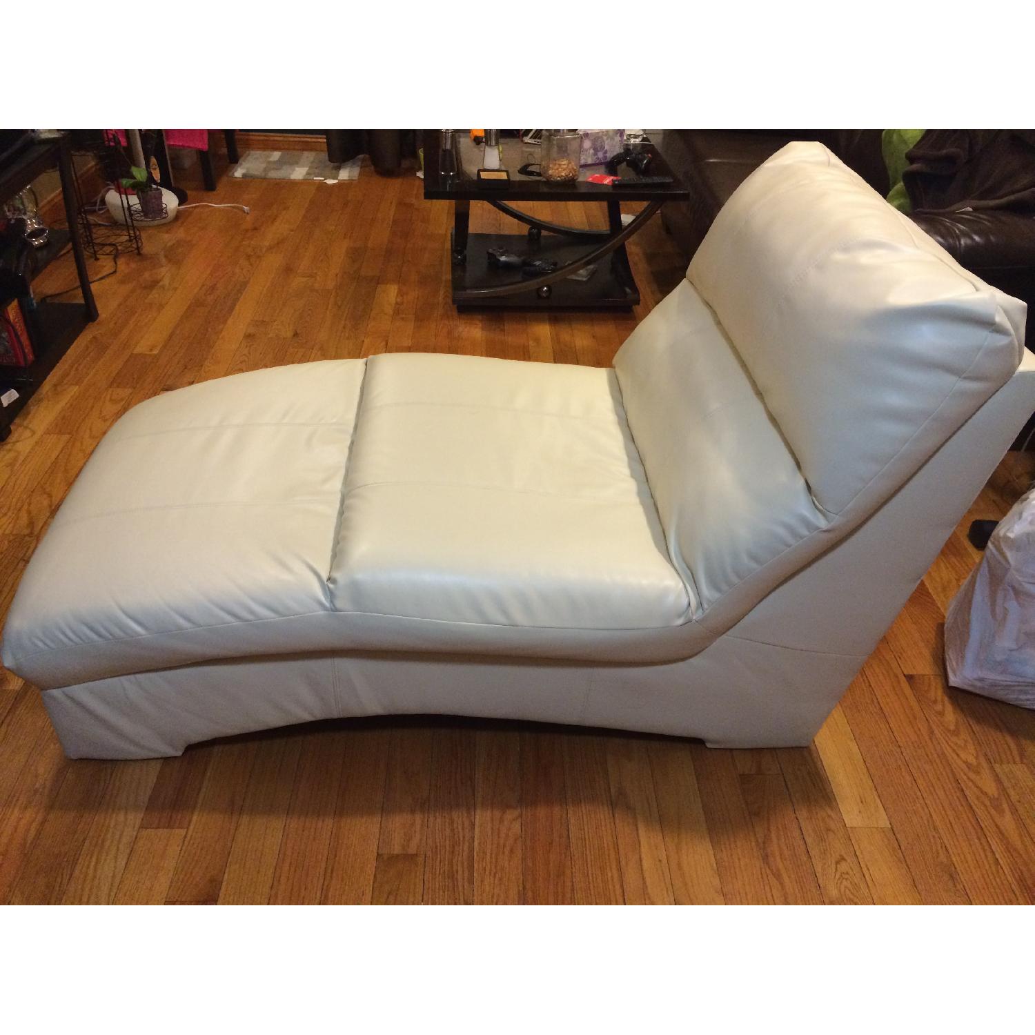 Ashley's DuraBlend Ivory Chaise - image-4