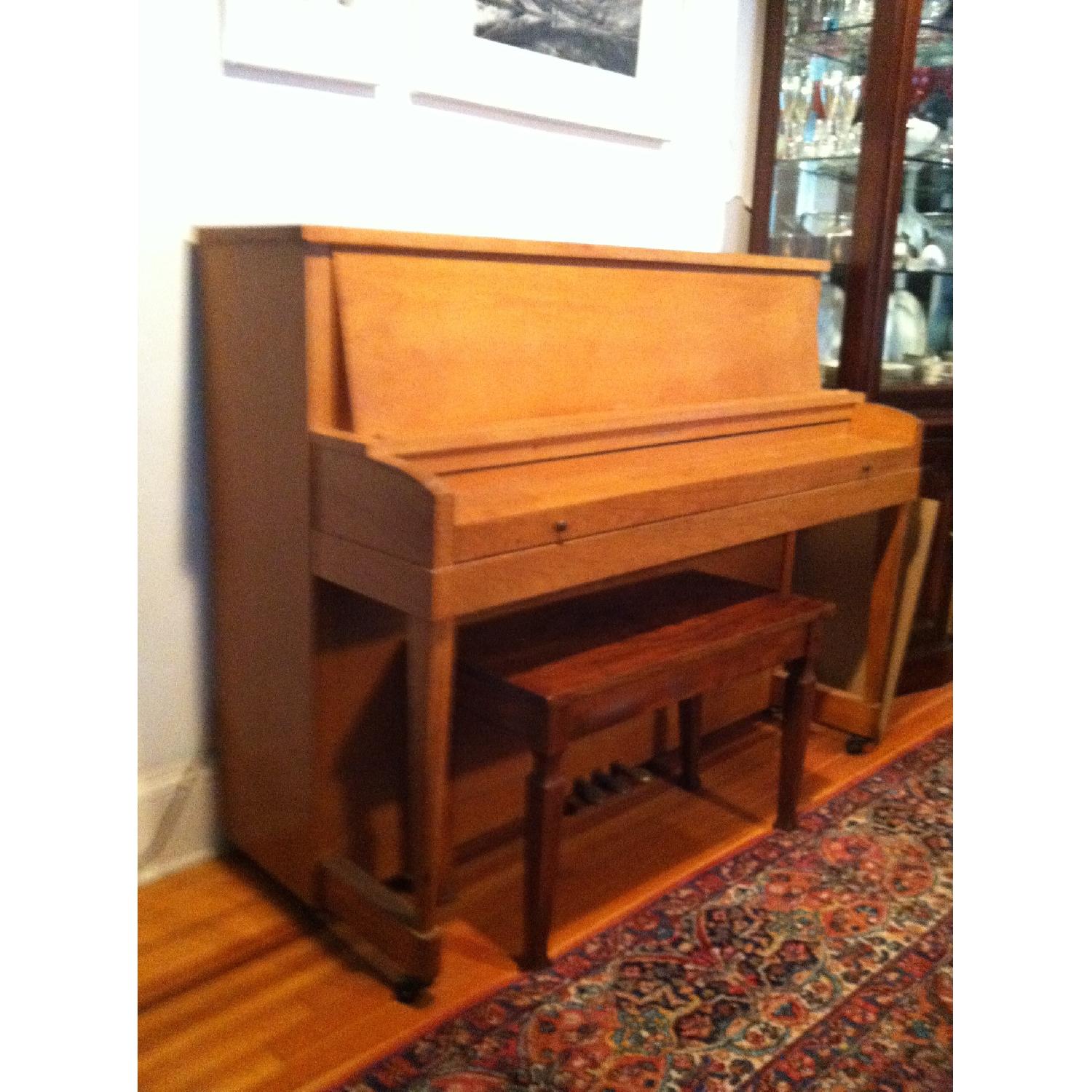 Baldwin Upright Hamilton Piano w/ Bench - image-2