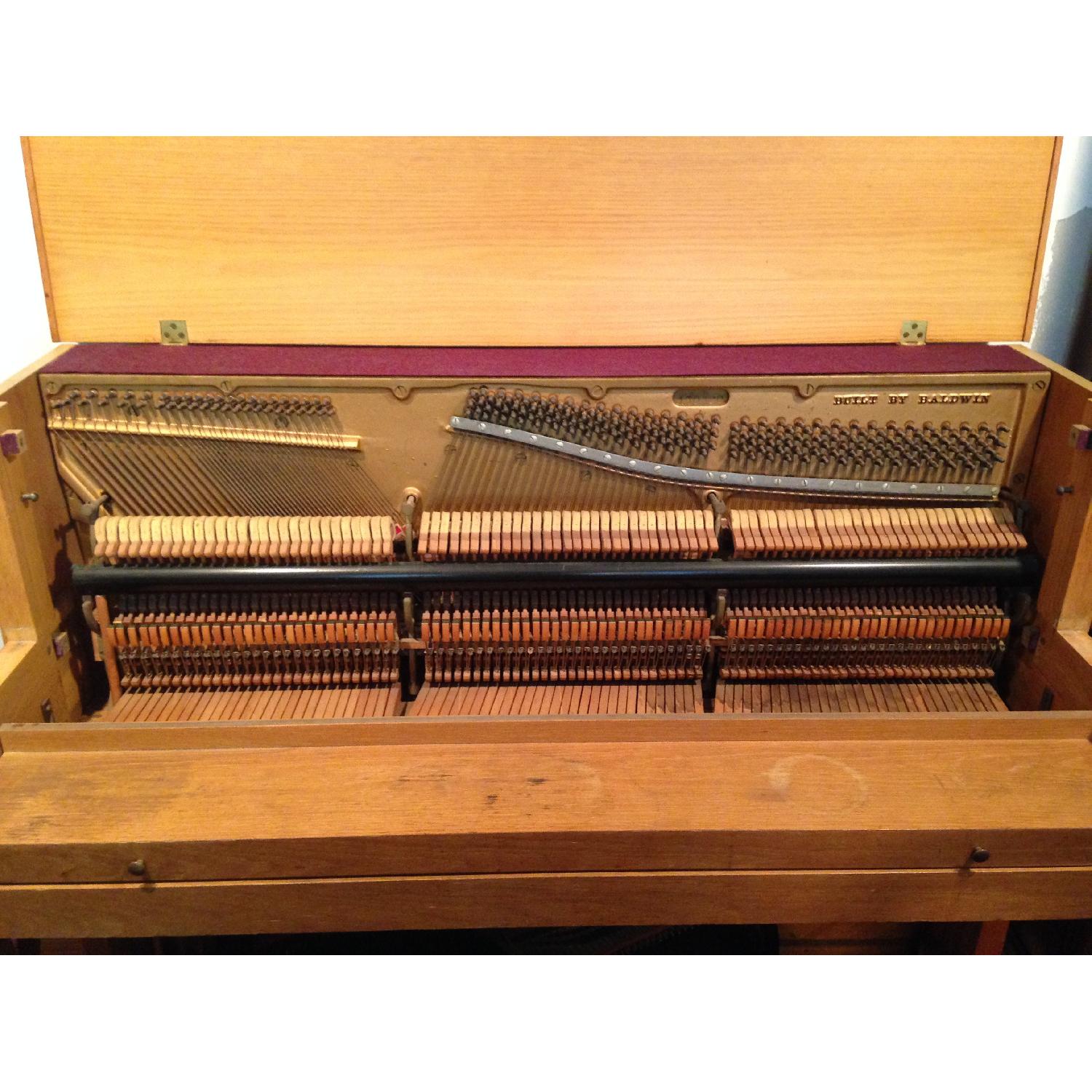 Baldwin Upright Hamilton Piano w/ Bench - image-5