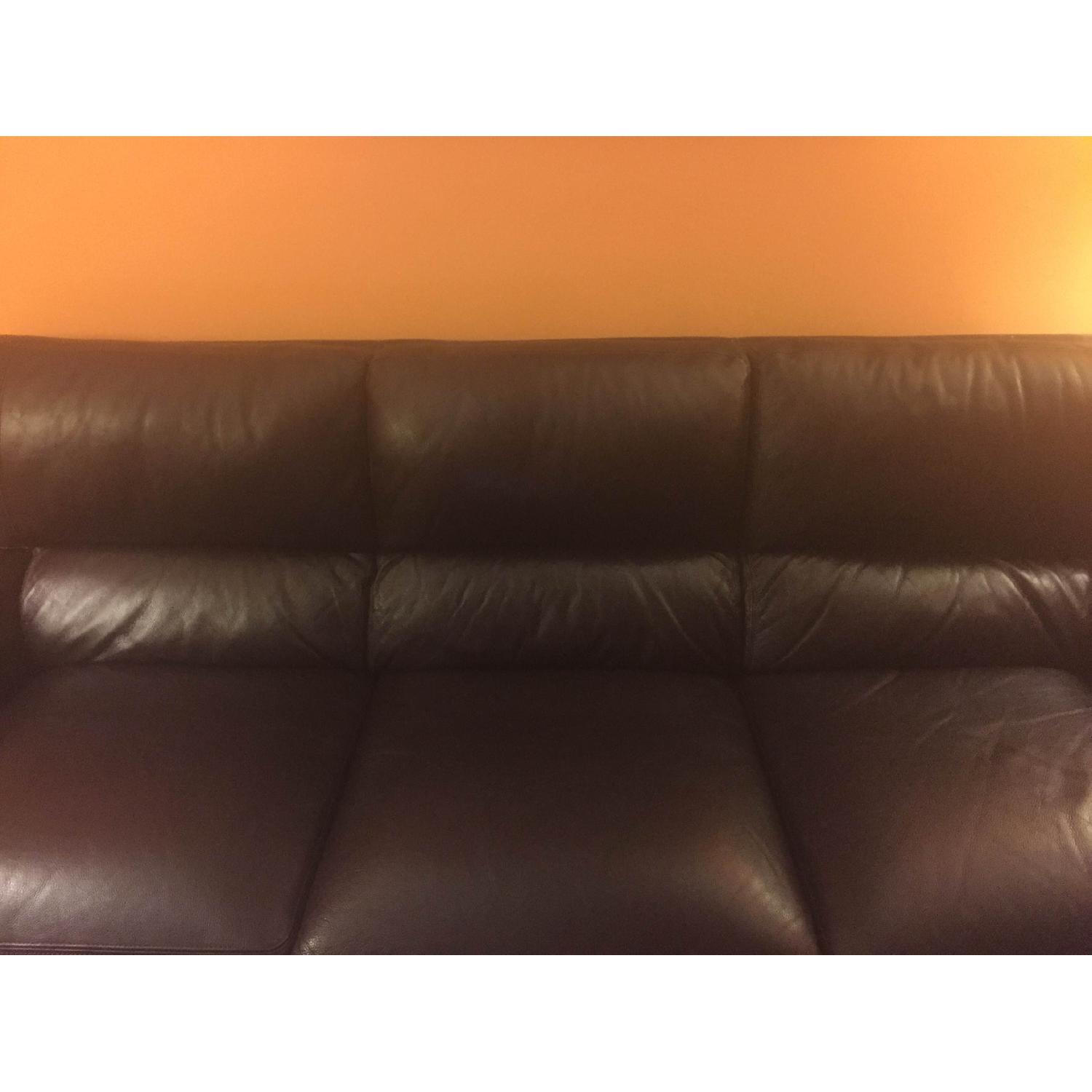 Macy's Luke Leather Sofa - image-1