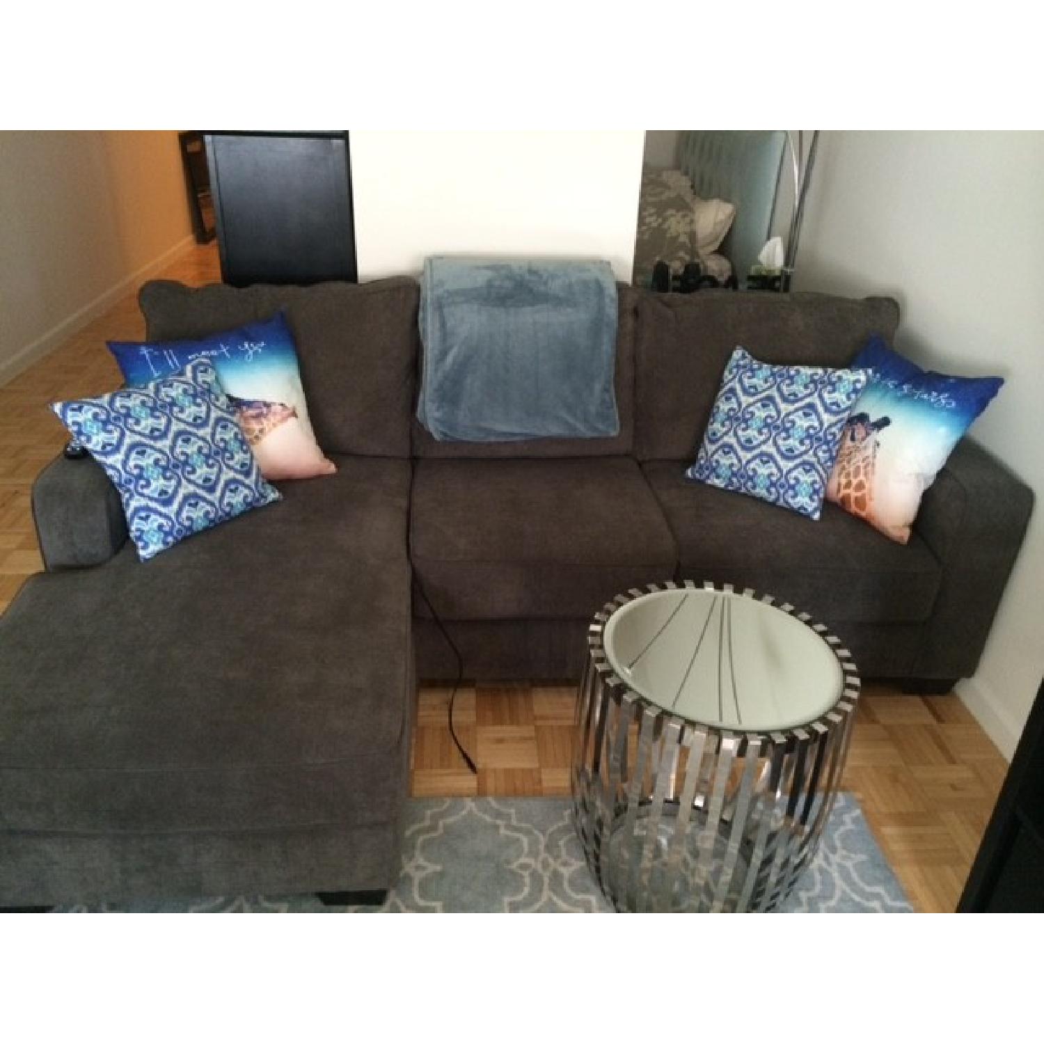 Jennifer Convertibles Sectional Couch - image-1