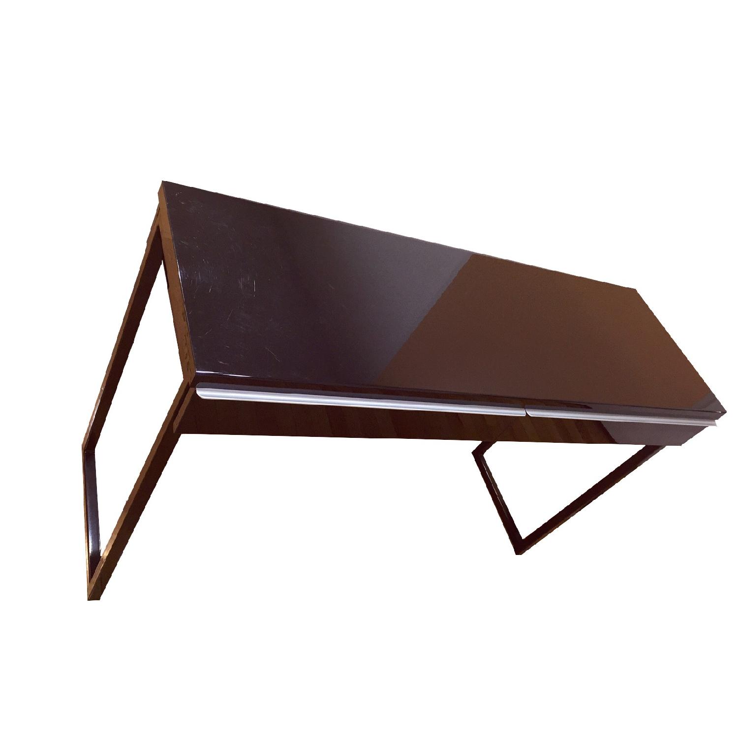 Ikea Best Burs High Gloss Black Desk - image-0