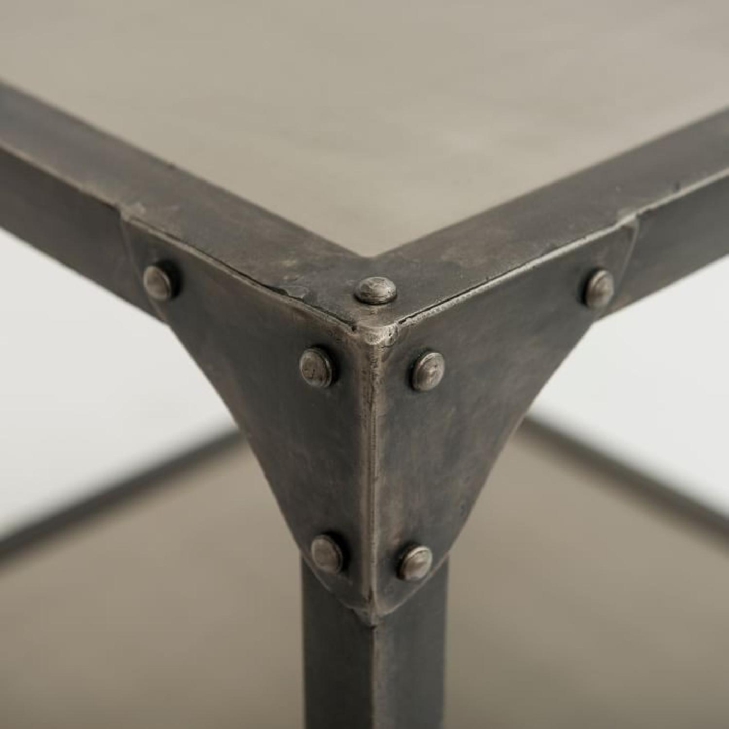 West Elm Antique Finish Iron Media Chest - image-3