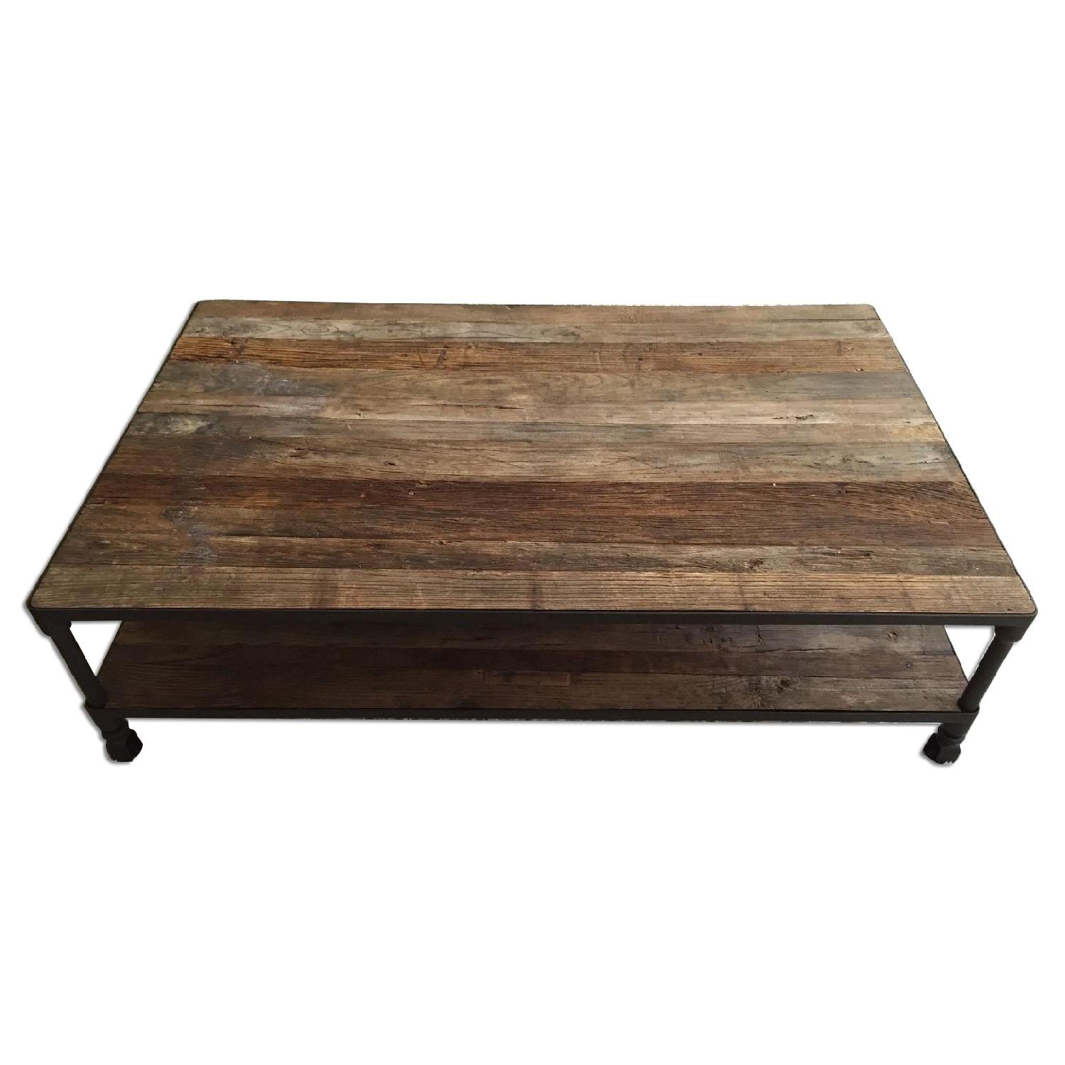 Restoration Hardware Dutch Industrial Coffee Table AptDeco