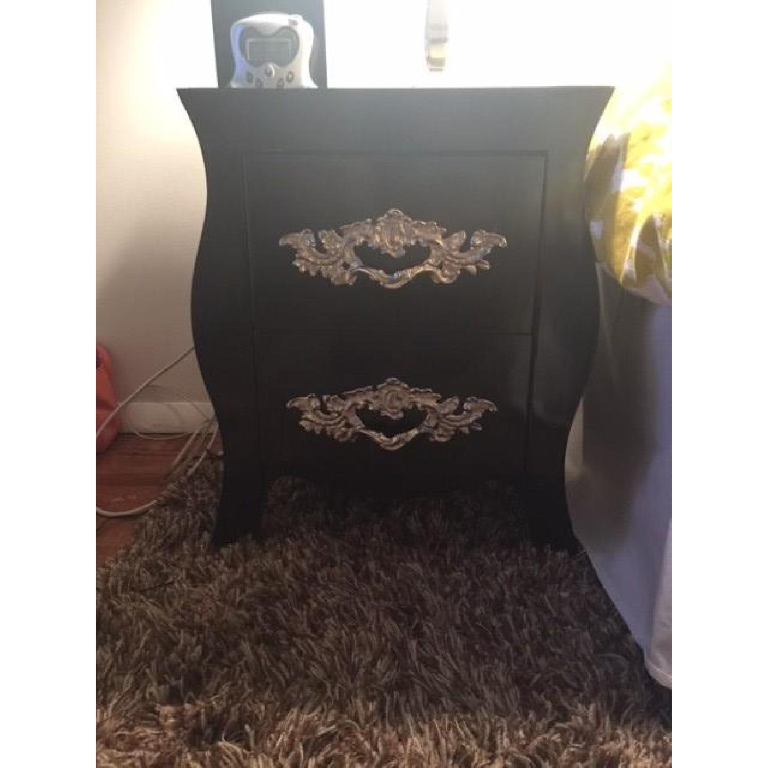 4 Drawer Bombay Chest + 2 Drawer Matching Night Stand - image-1