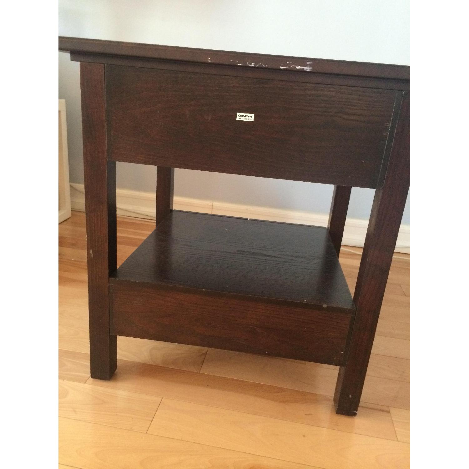 Crate & Barrel Side and Gaming Table - image-4