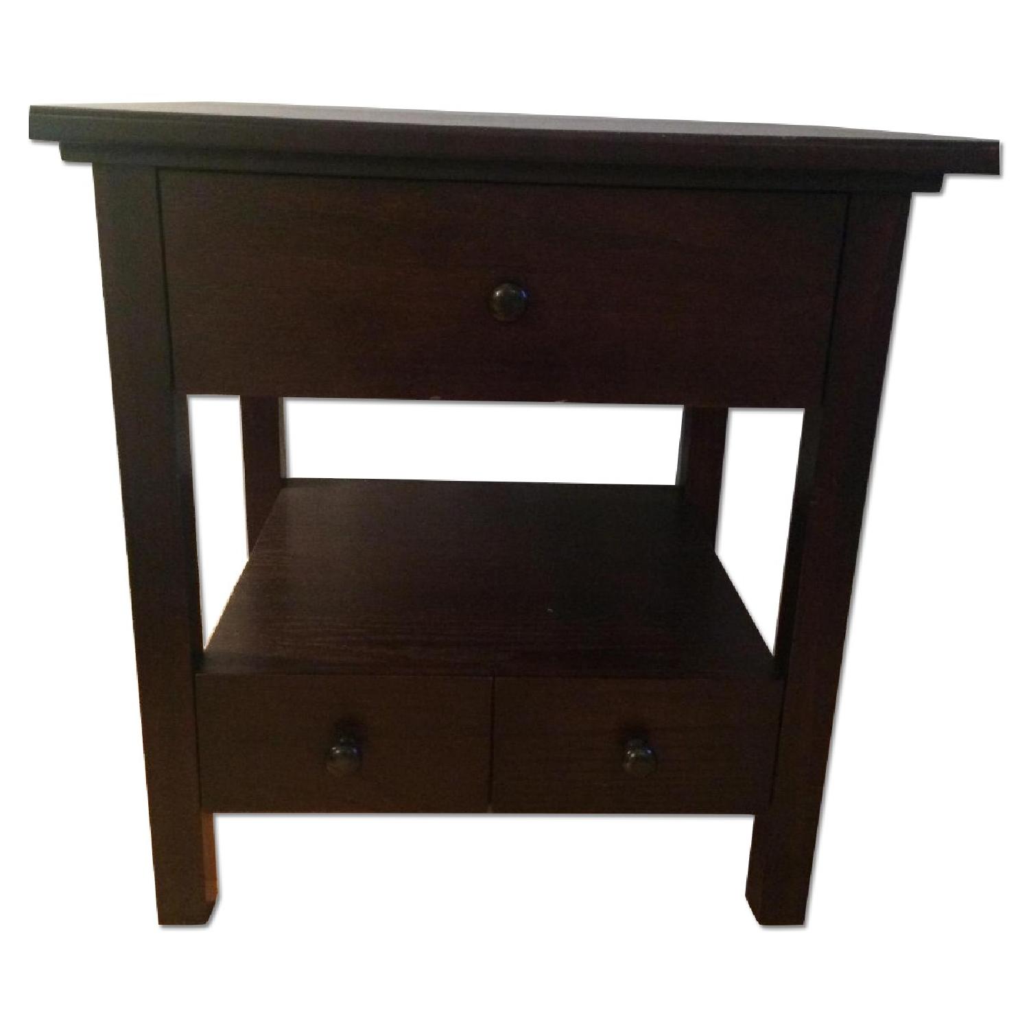 Crate & Barrel Side and Gaming Table - image-0