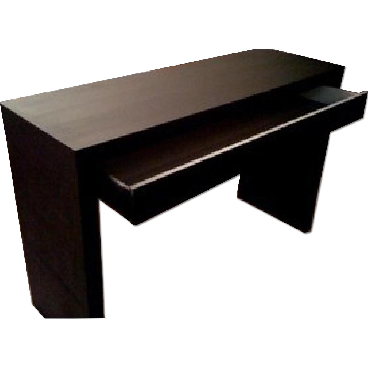 Ikea Malm Black Desk/Dressing Table AptDeco