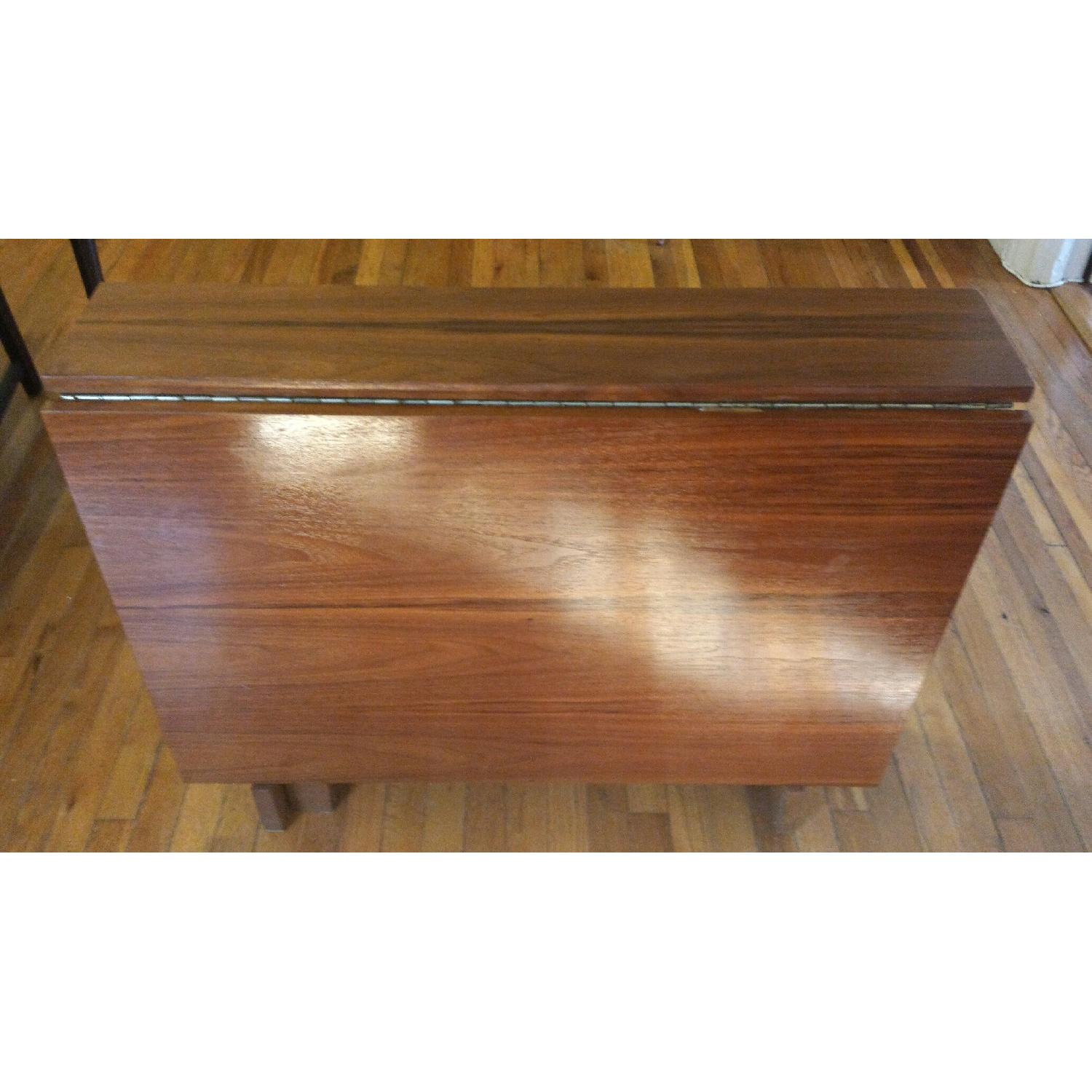 Drop Leaf Wood Dining Table - image-5