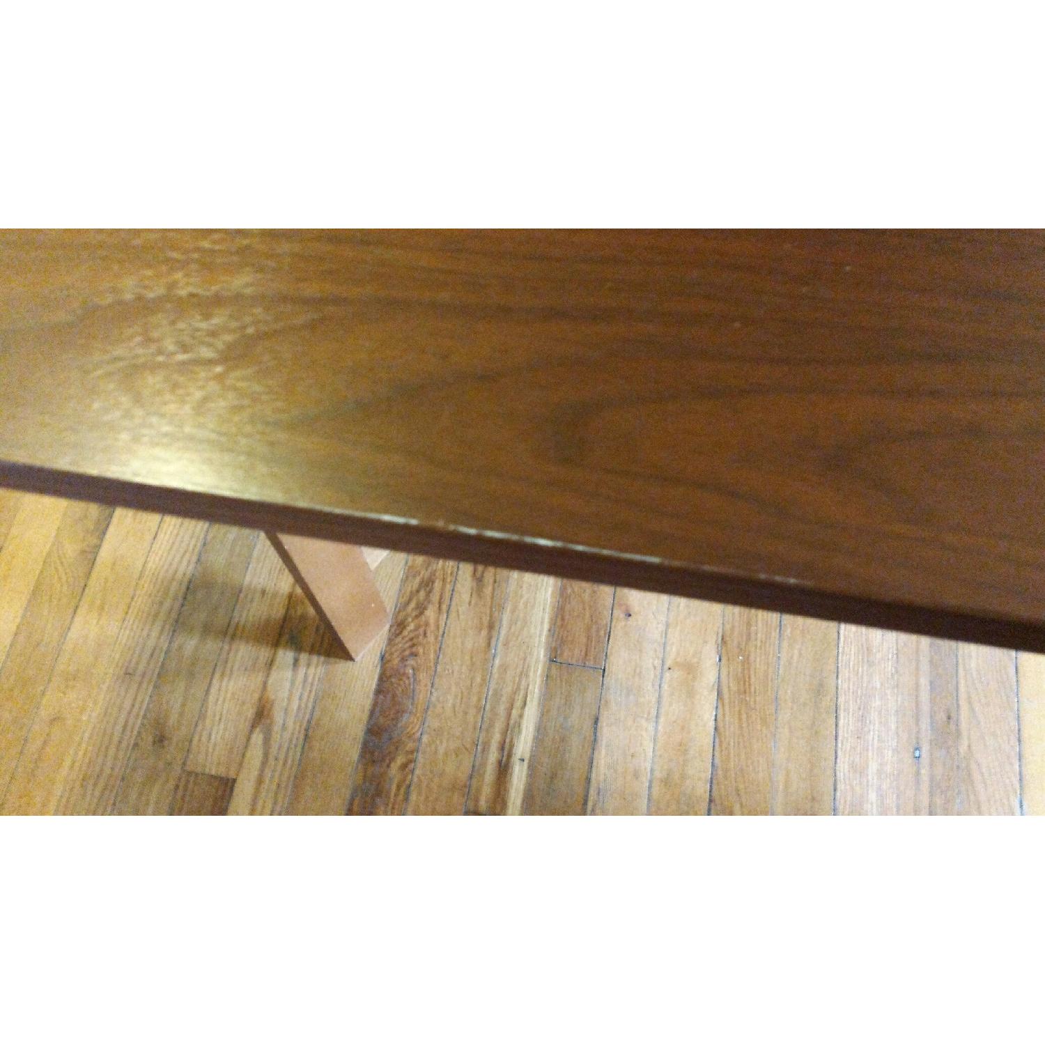 Drop Leaf Wood Dining Table - image-8