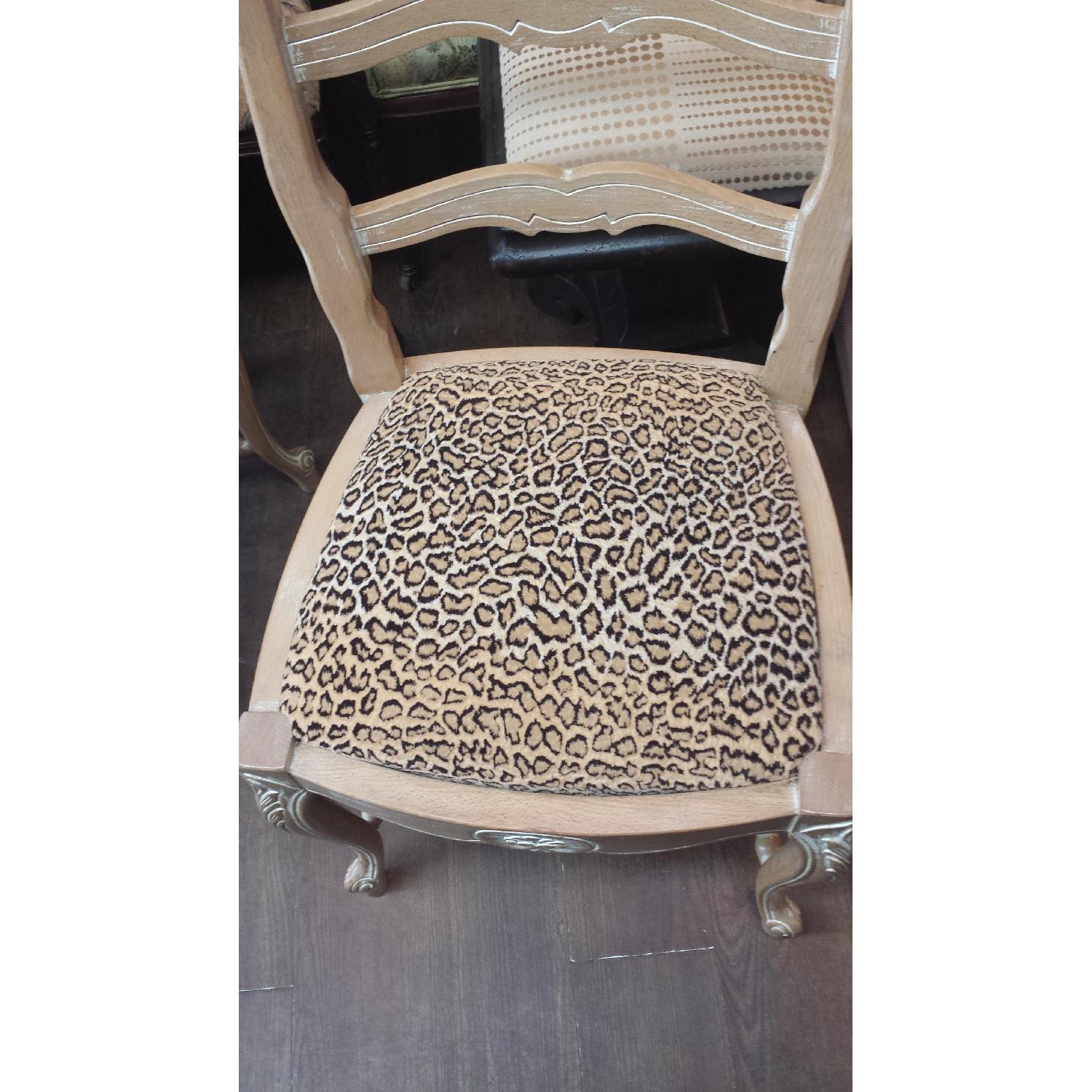 Country-Style White Washed Chairs - Pair - image-4