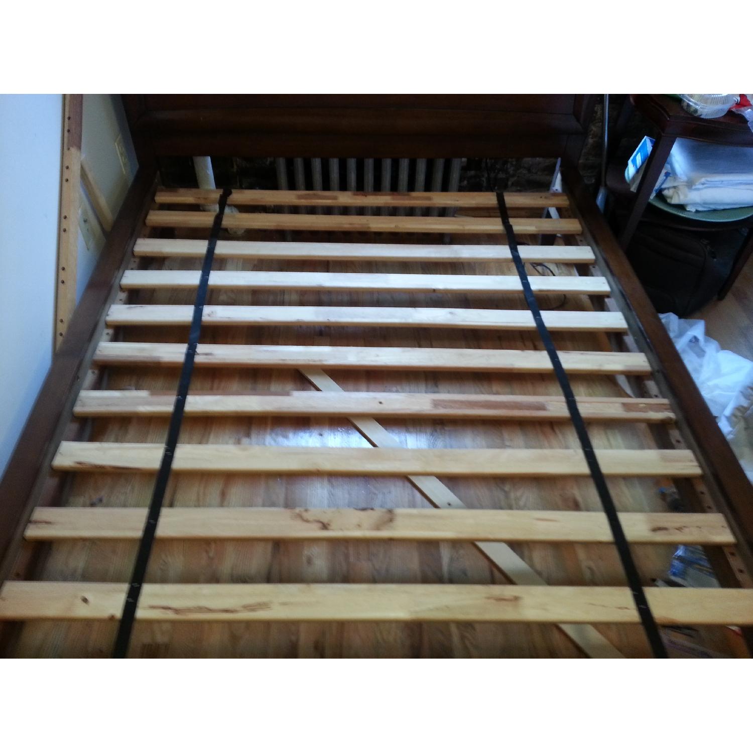 Full Size Sloped Bed Frame AptDeco