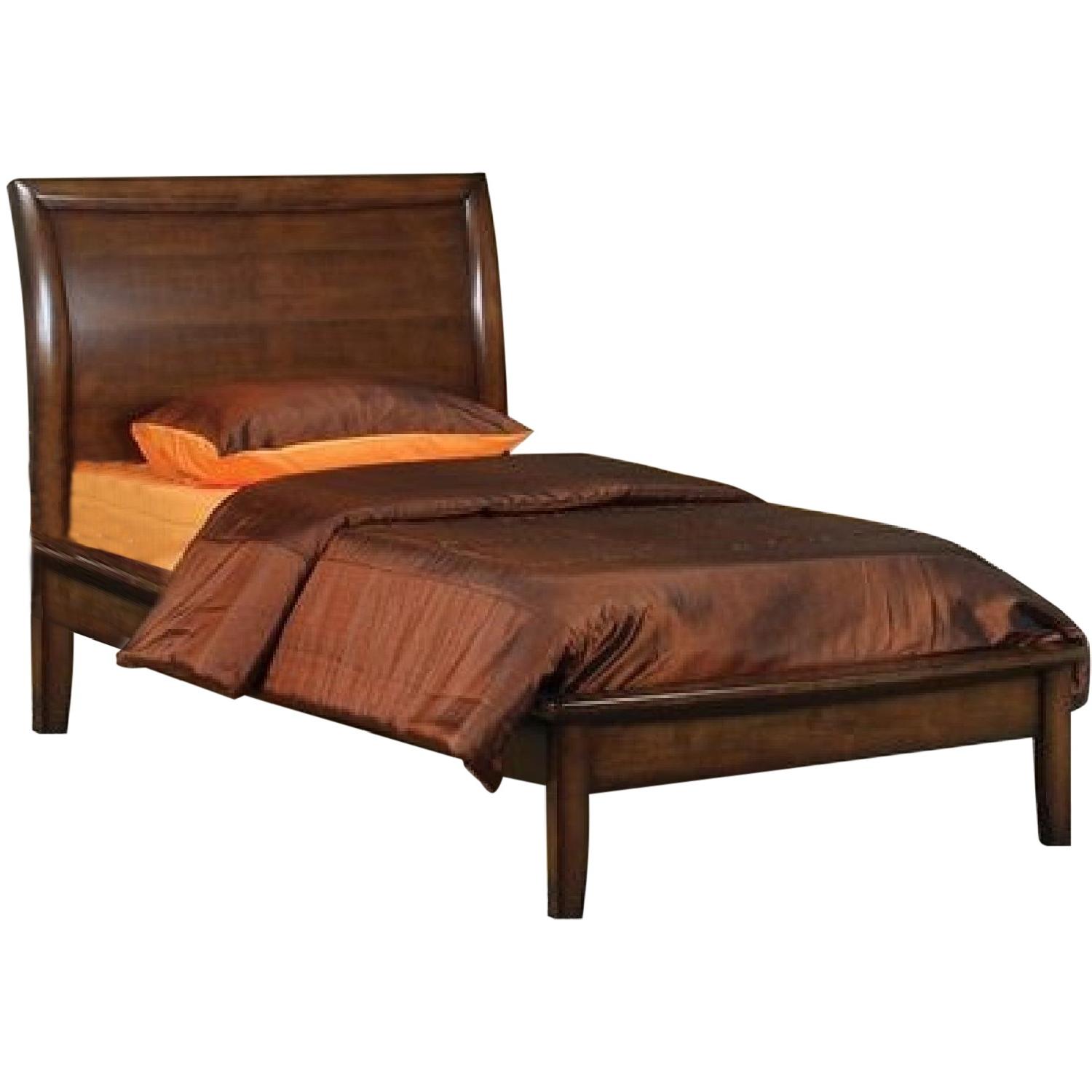 Full Size Sloped Bed Frame AptDeco