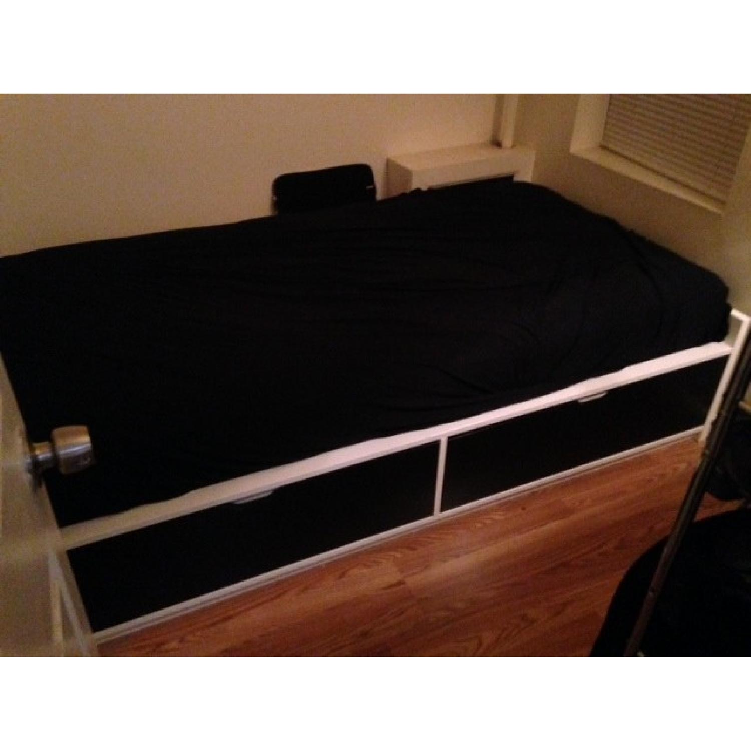 Ikea Flaxa Twin Bed w/ Storage - image-1