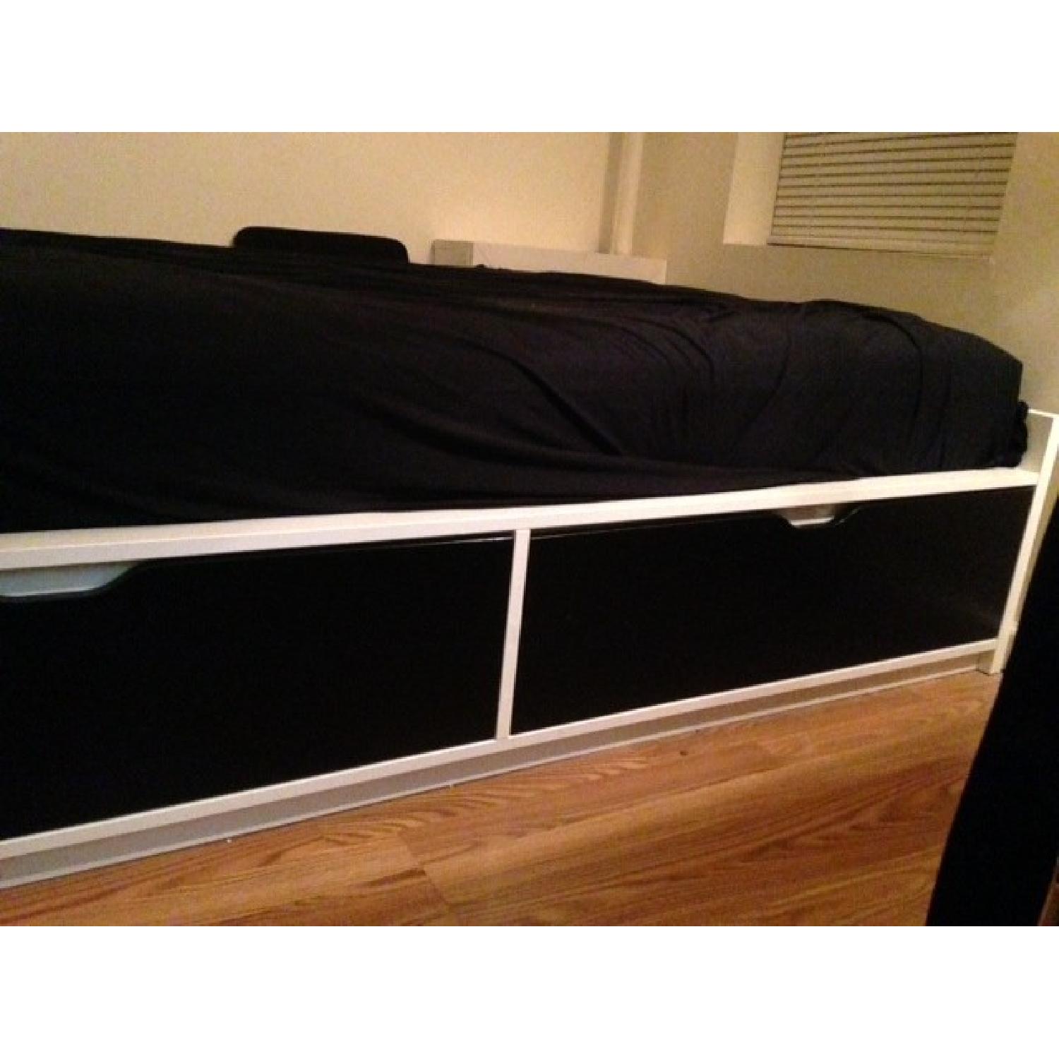 Ikea Flaxa Twin Bed w/ Storage - image-4