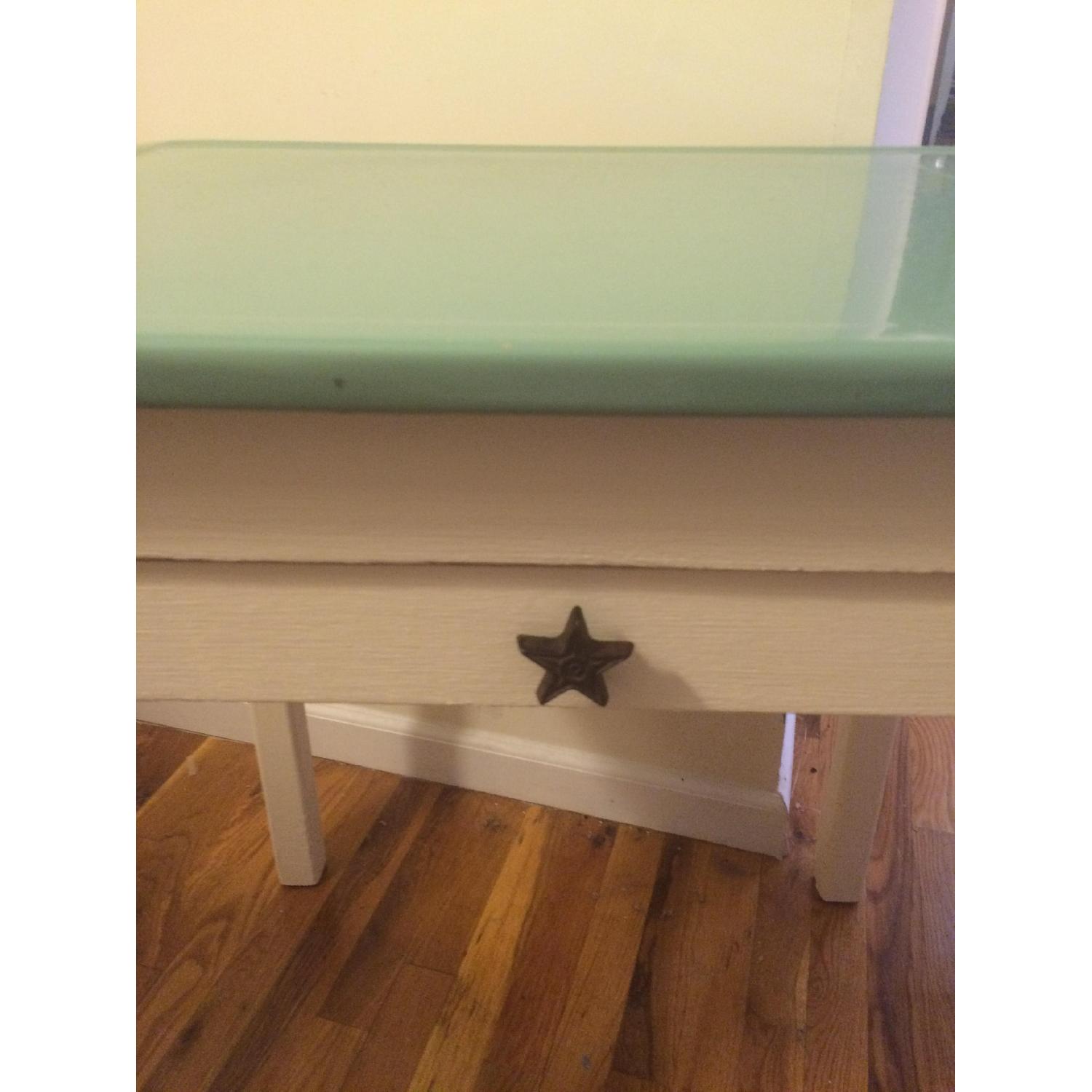 Vintage Porcelain Enamel Top Kitchen Table - image-3