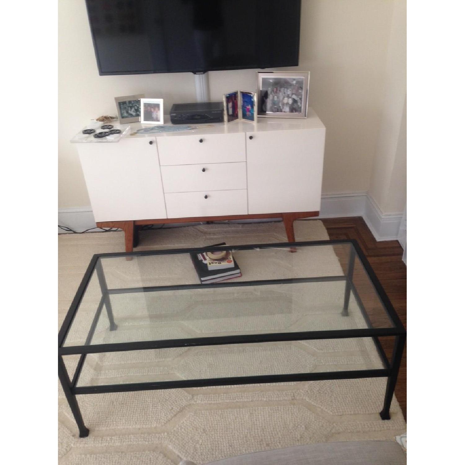 Pottery Barn Tanner Rectangular Coffee Table AptDeco