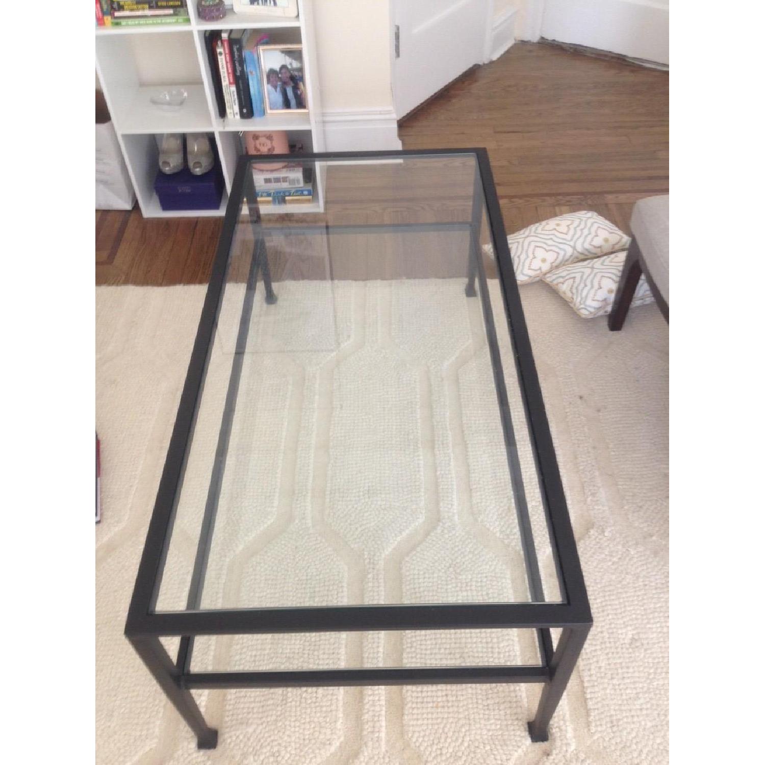 Pottery Barn Tanner Rectangular Coffee Table AptDeco