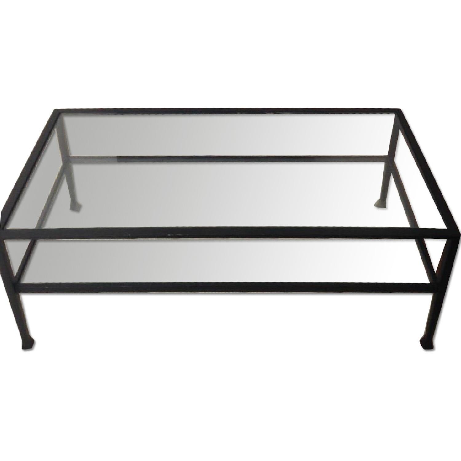 Pottery Barn Tanner Rectangular Coffee Table AptDeco