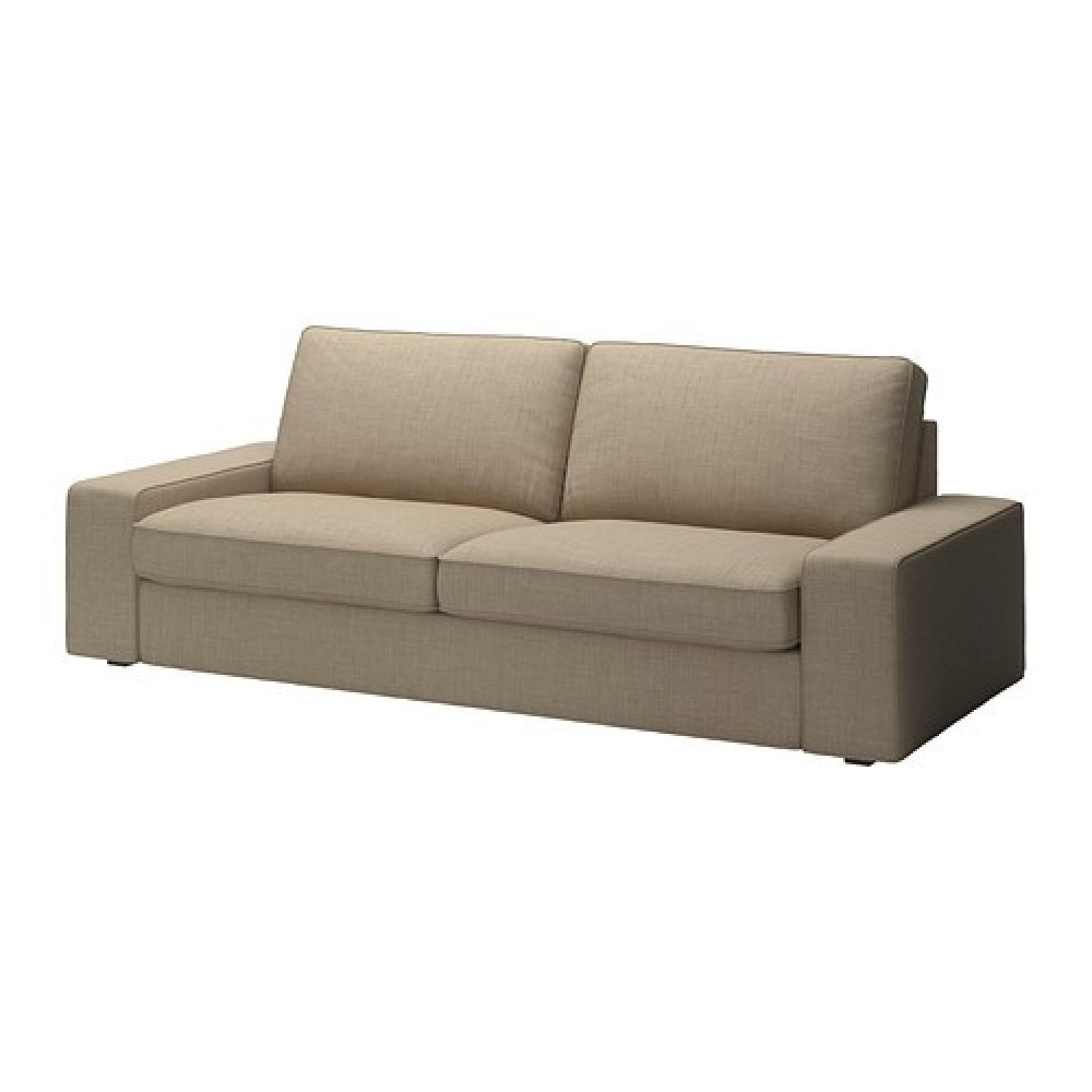 Ikea Kivik Sofa in Isunda Beige - image-1