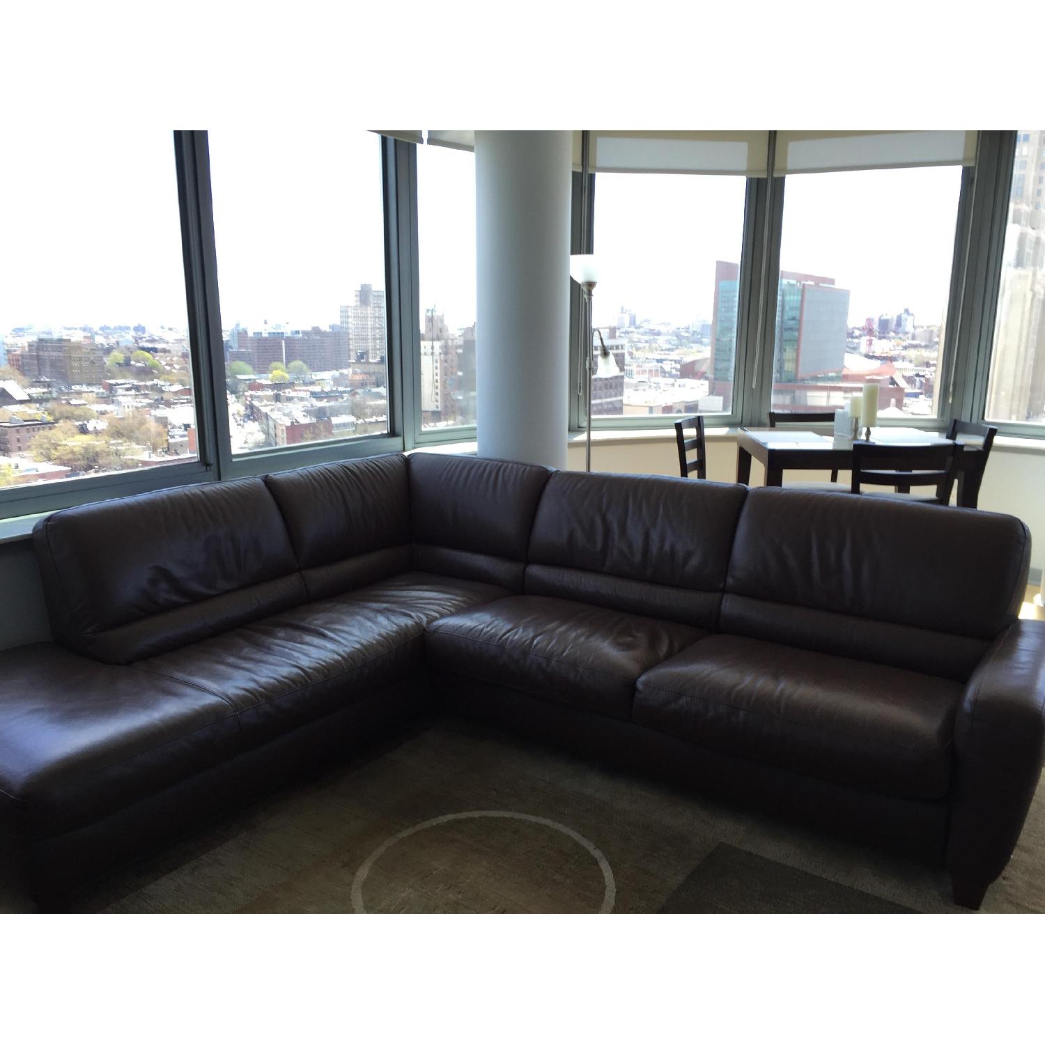 Macy's Sectional Sleeper Sofa - image-1