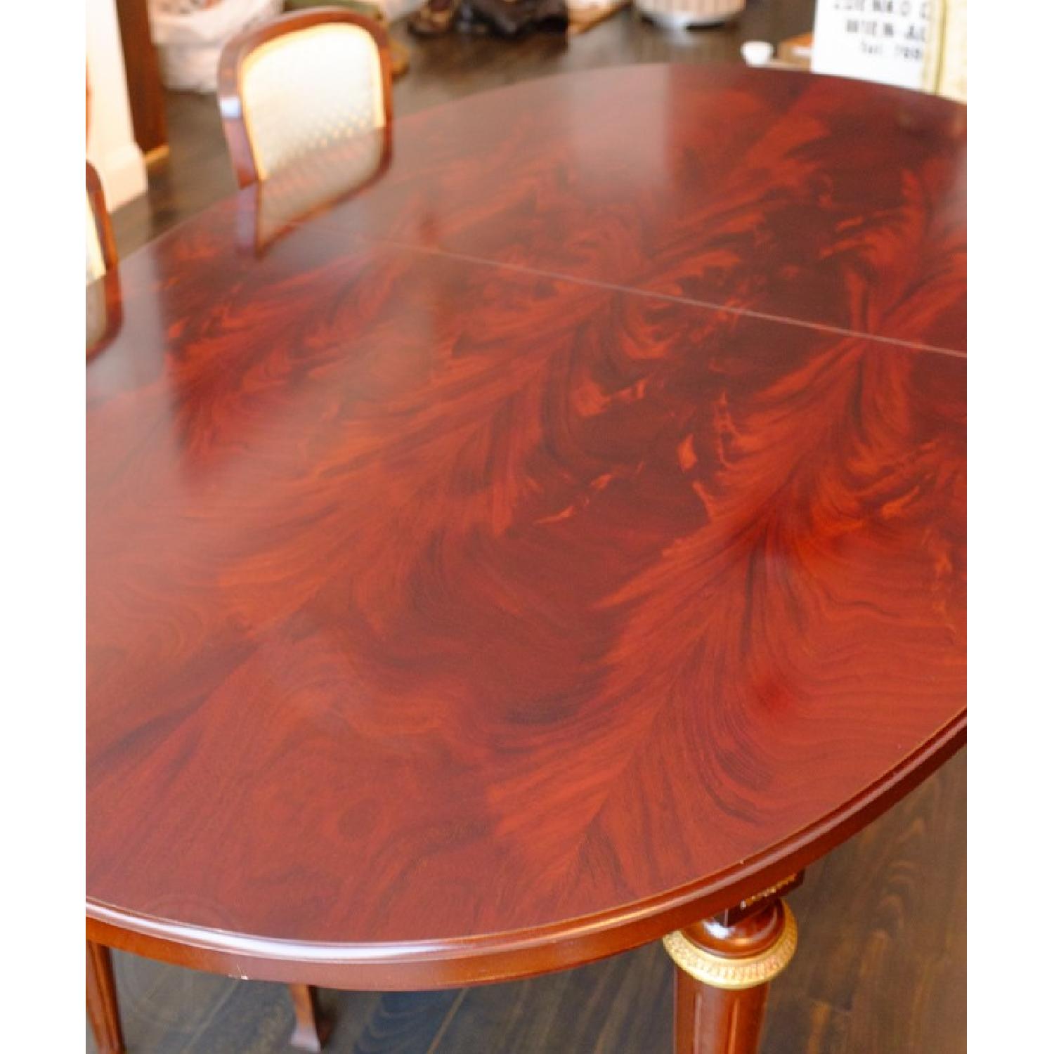 French Louis XVI Style Mahogany Dining Table - image-3