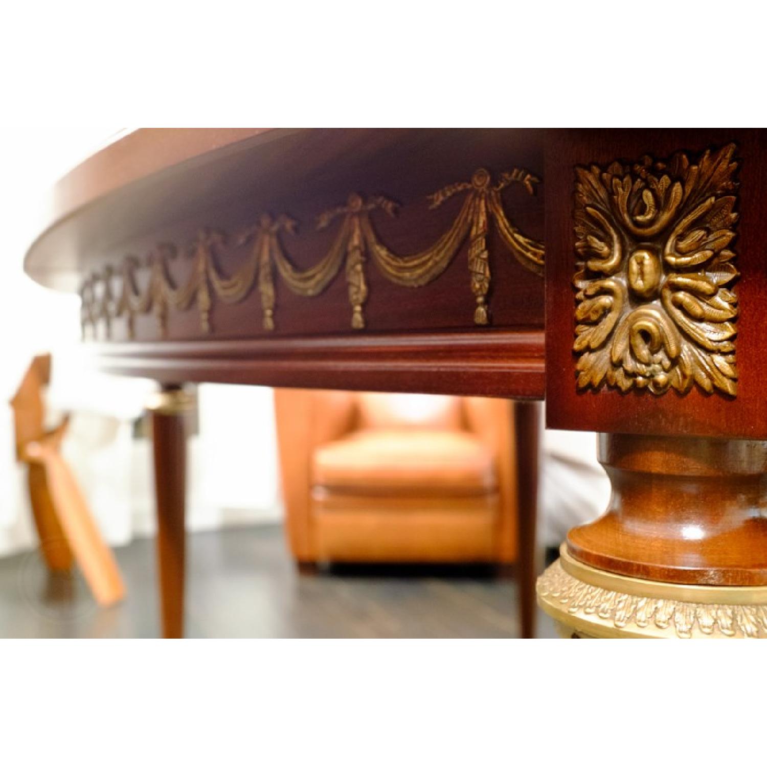 French Louis XVI Style Mahogany Dining Table - image-4