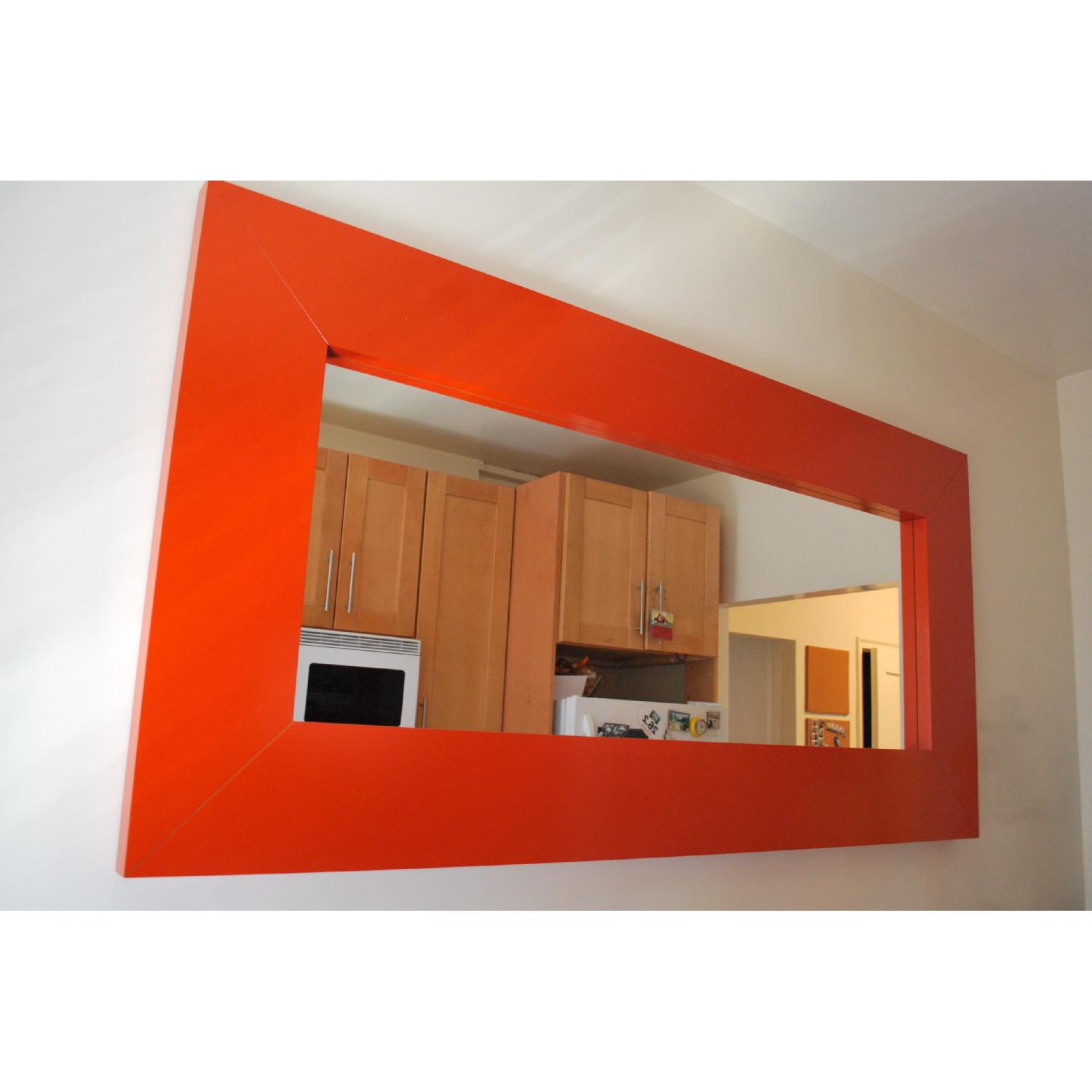 Ikea Orange Mongstad Mirror - AptDeco