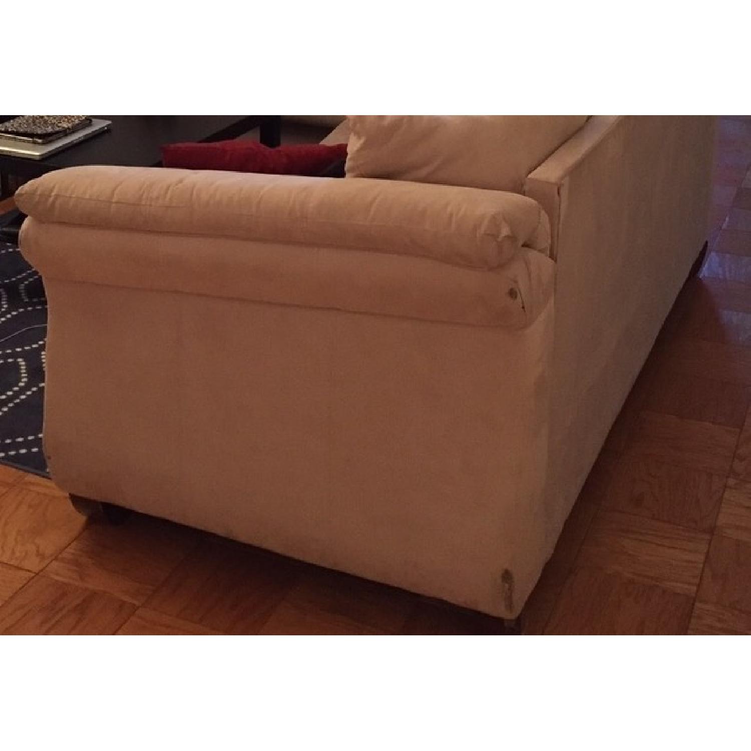 Cream-Colored Sofa + Loveseat - image-2