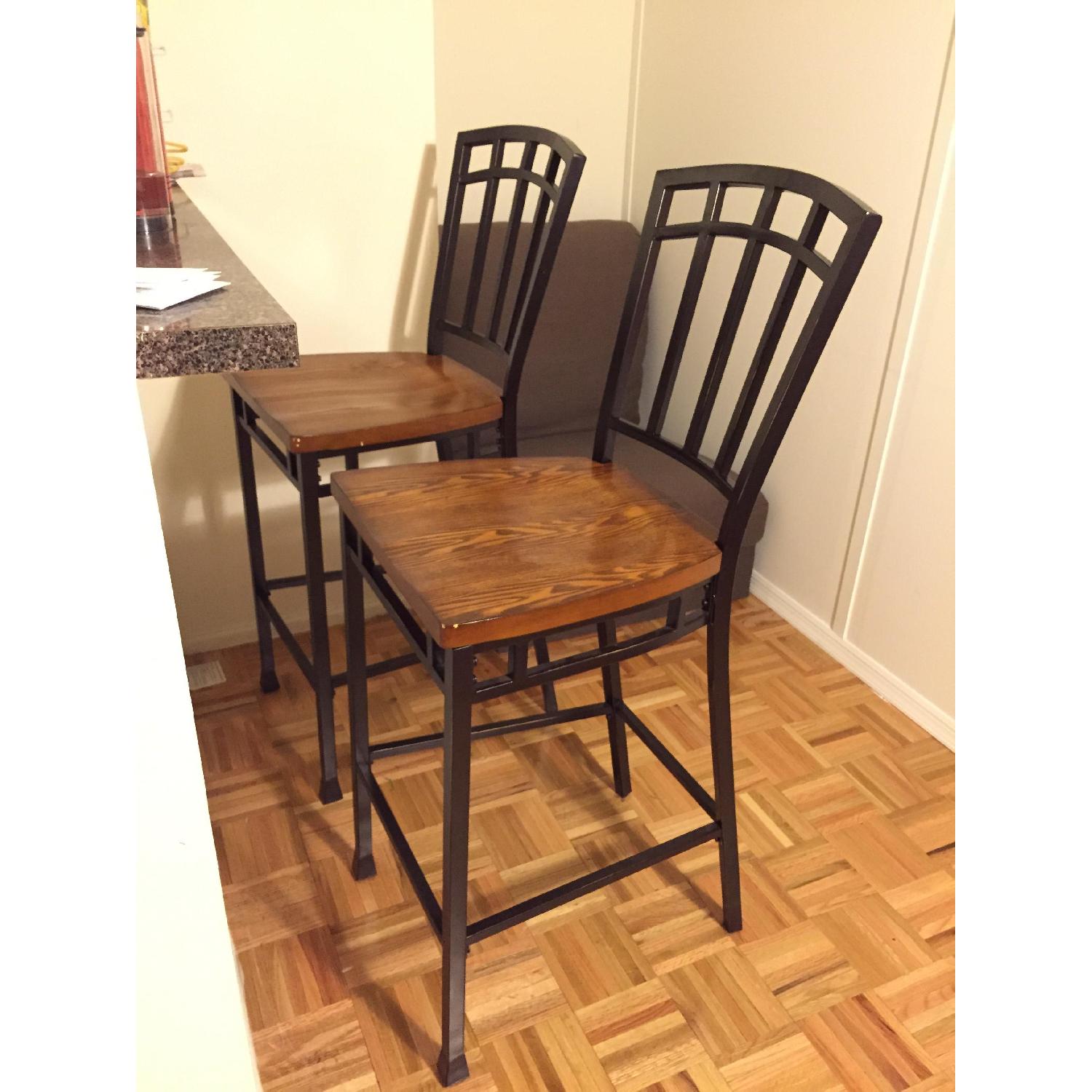 Modern Craftsman Bistro Stools - Pair - image-3
