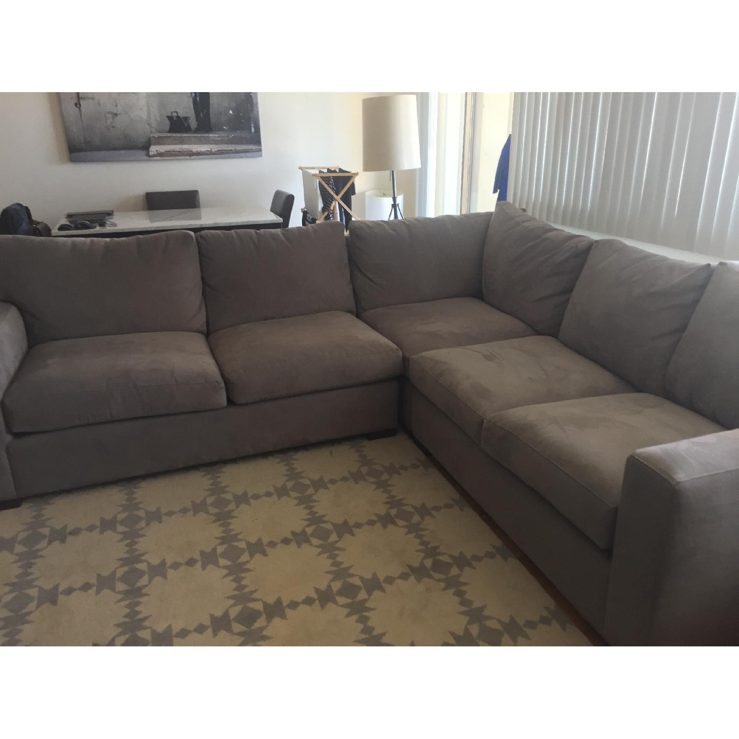 Crate & Barrel Axis II 3 Piece Sectional - image-1