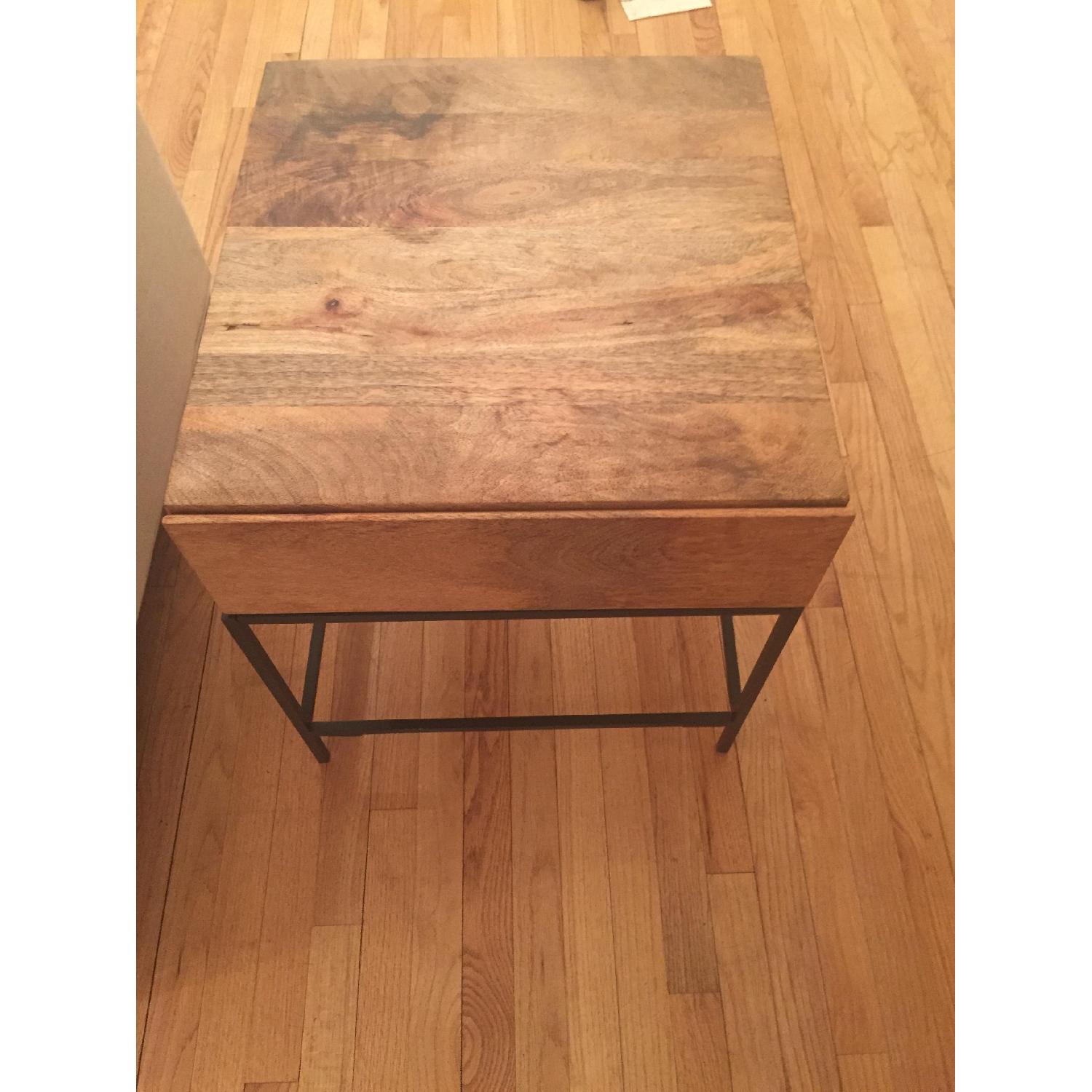 West Elm Rustic Storage Side Table - image-6