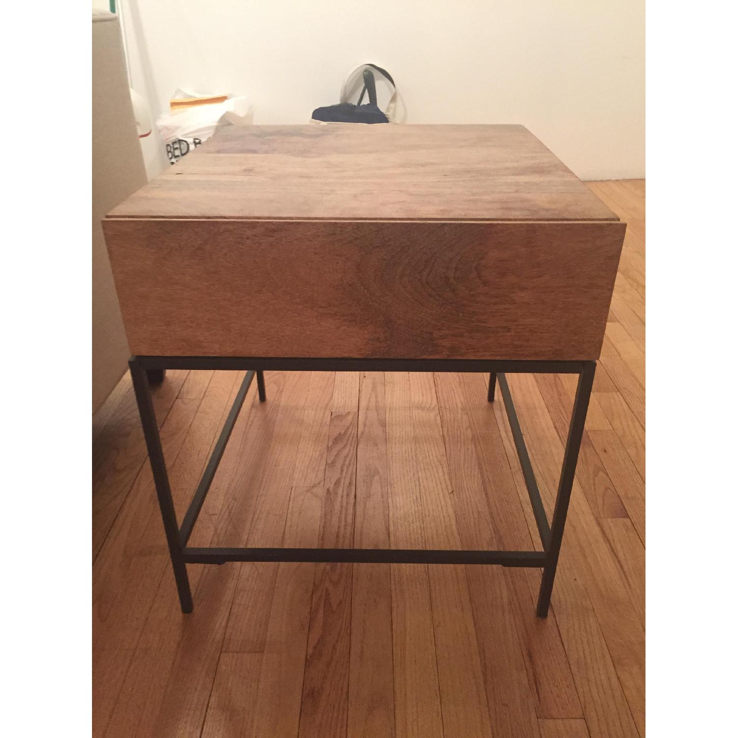 West Elm Rustic Storage Side Table - image-7