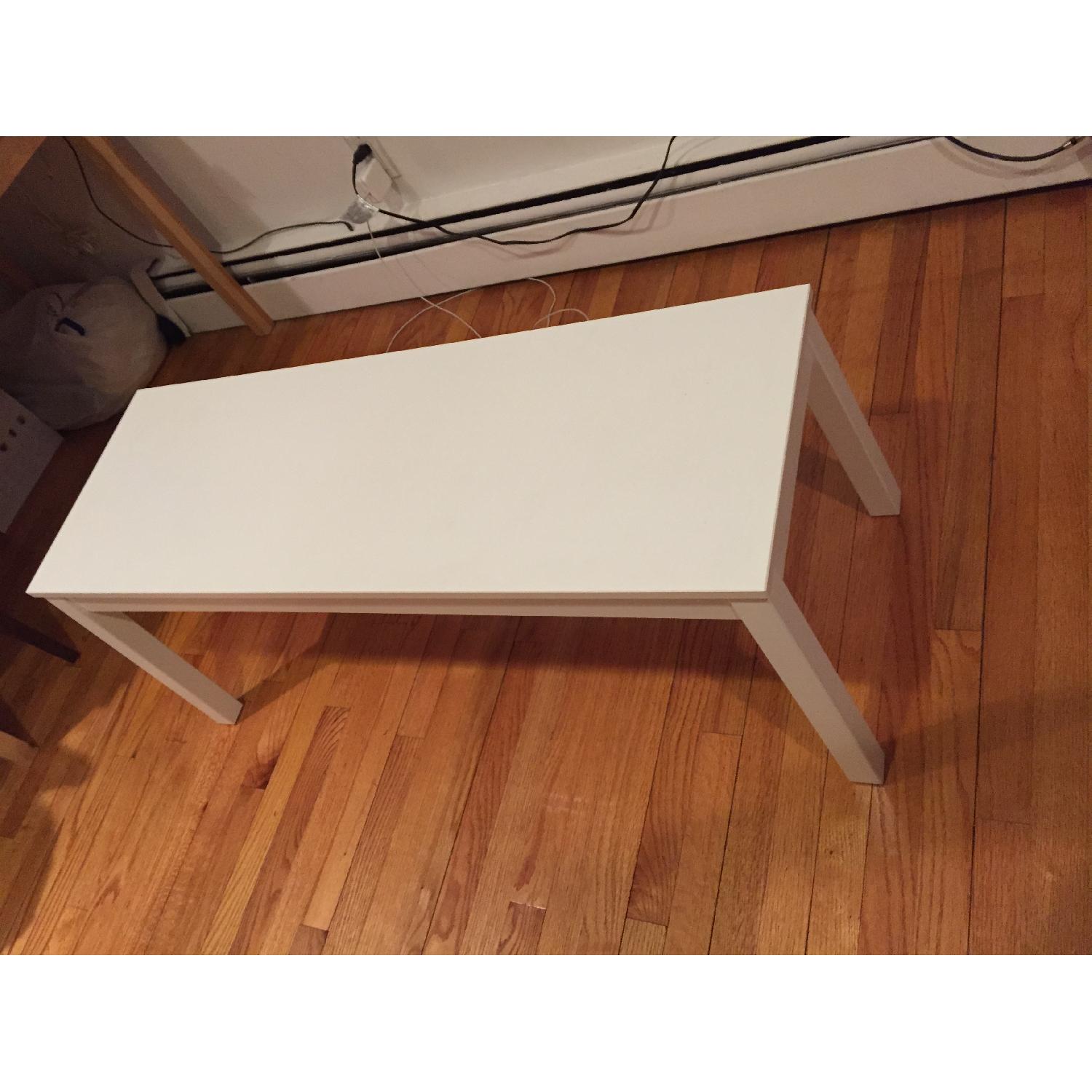 Ikea White Sigurd Bench - image-2